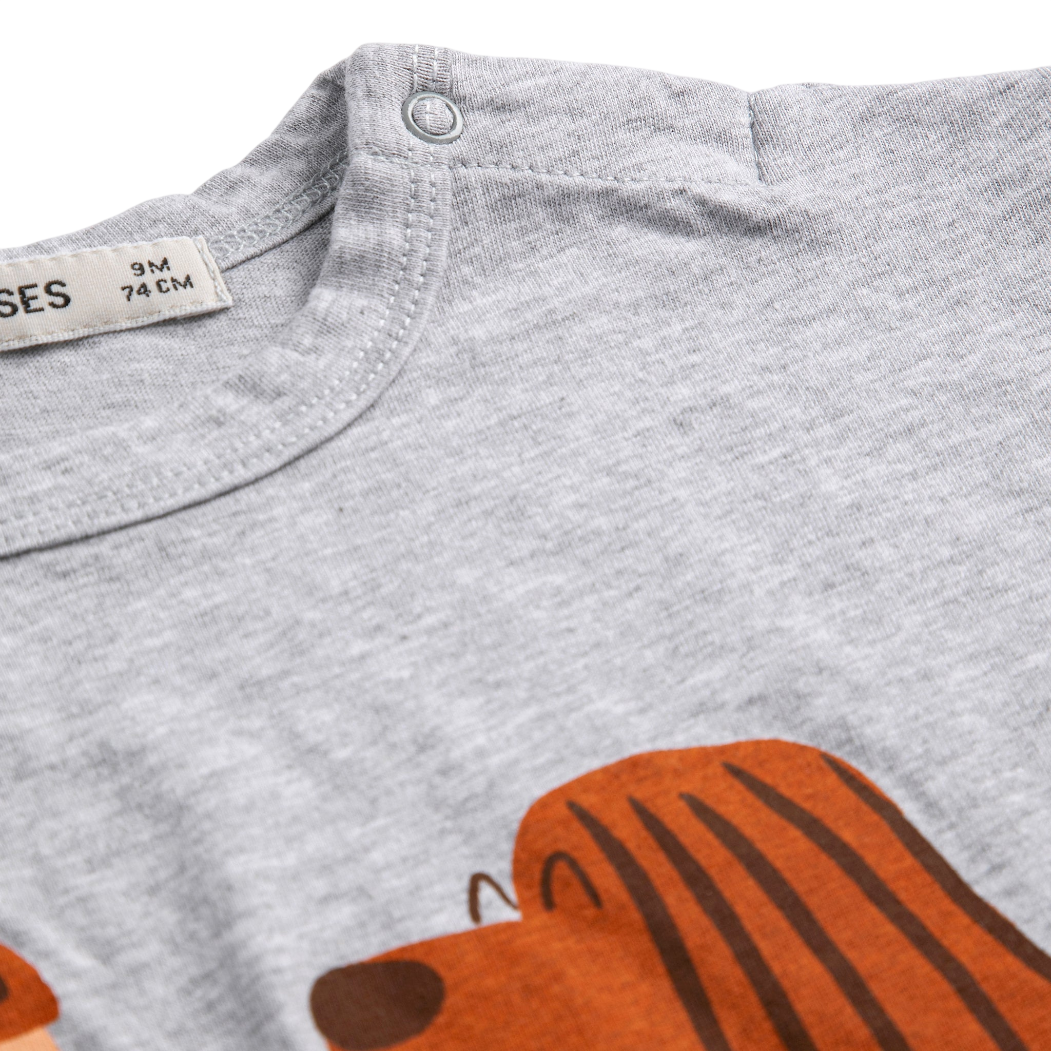 Baby T-Shirt Friends In A Pickle Heather Grey