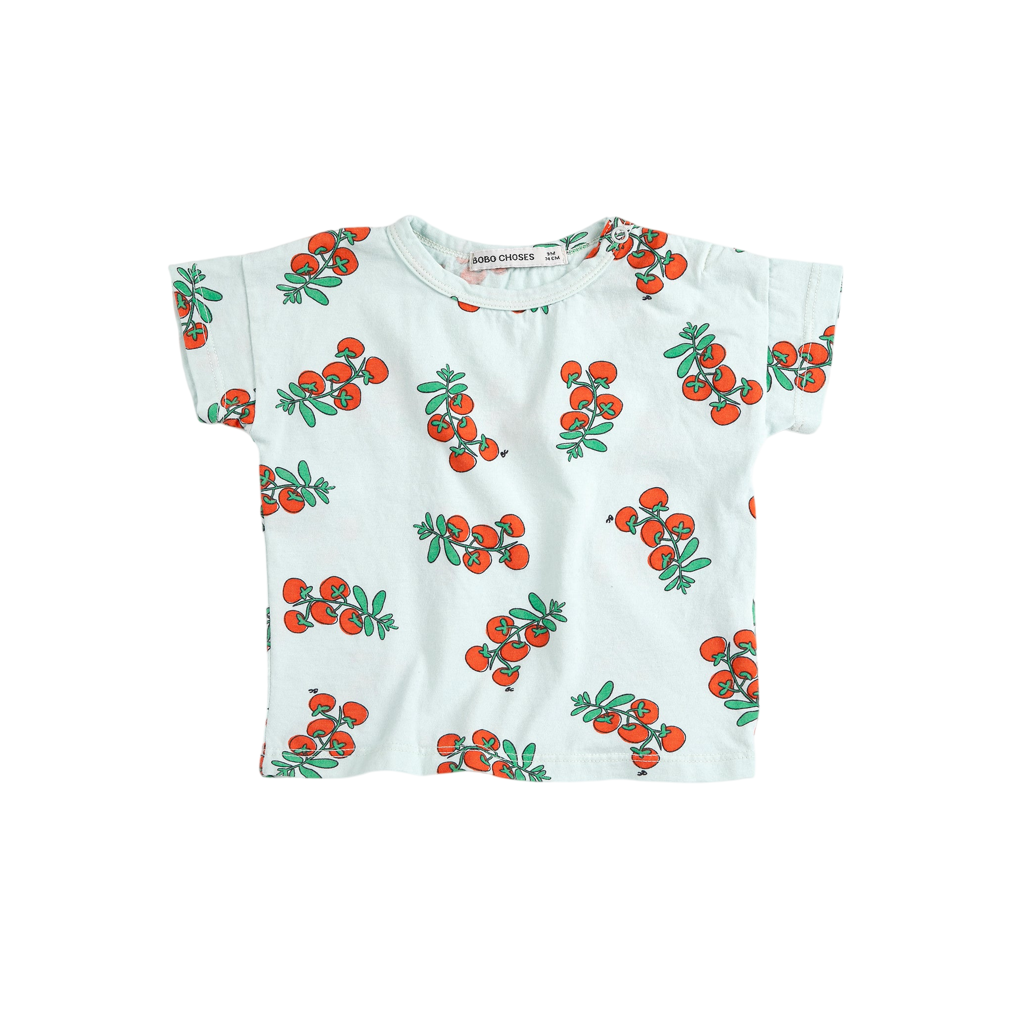 Baby T-Shirt Juicy Tomatoes Light Blue