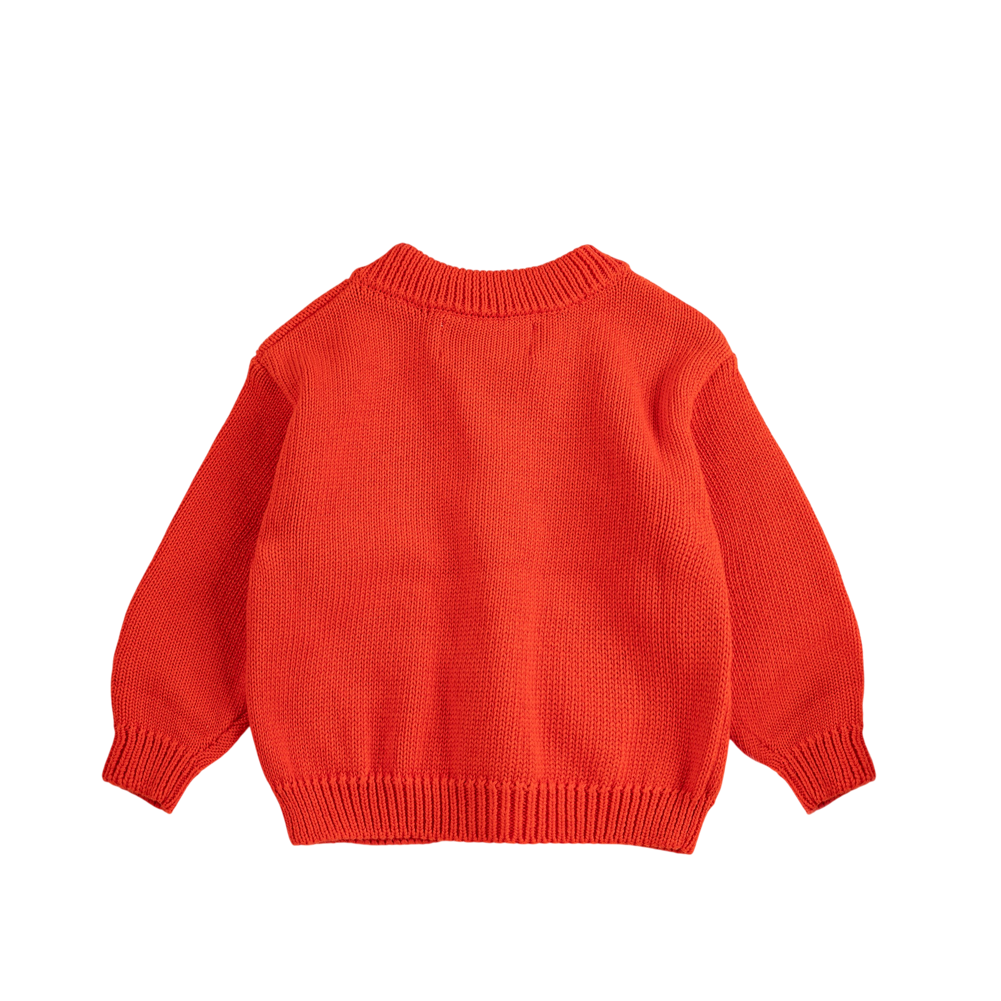 Baby cardigan Pixel Daisy Red