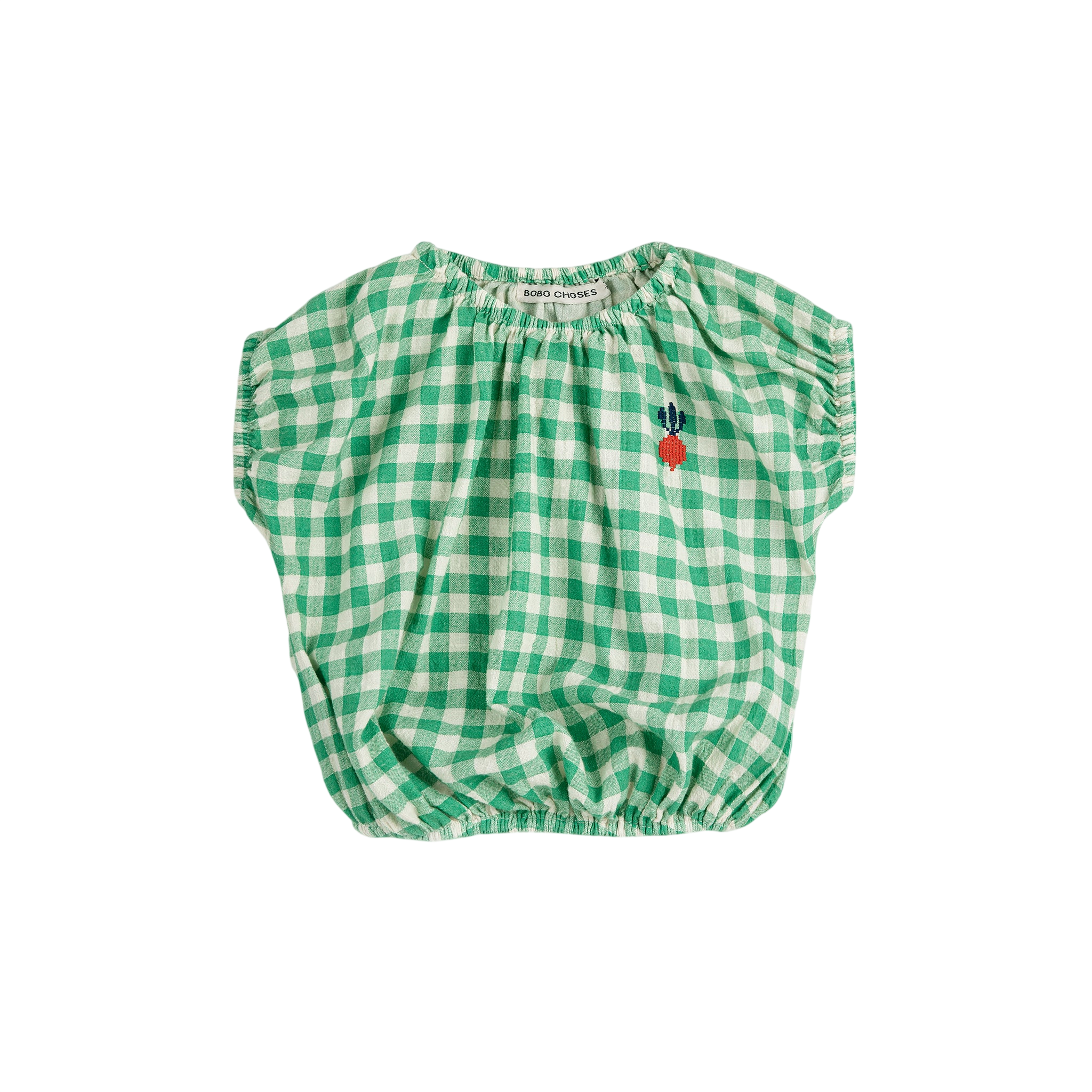 Baby Bluse Pixel Sugar Beet Green