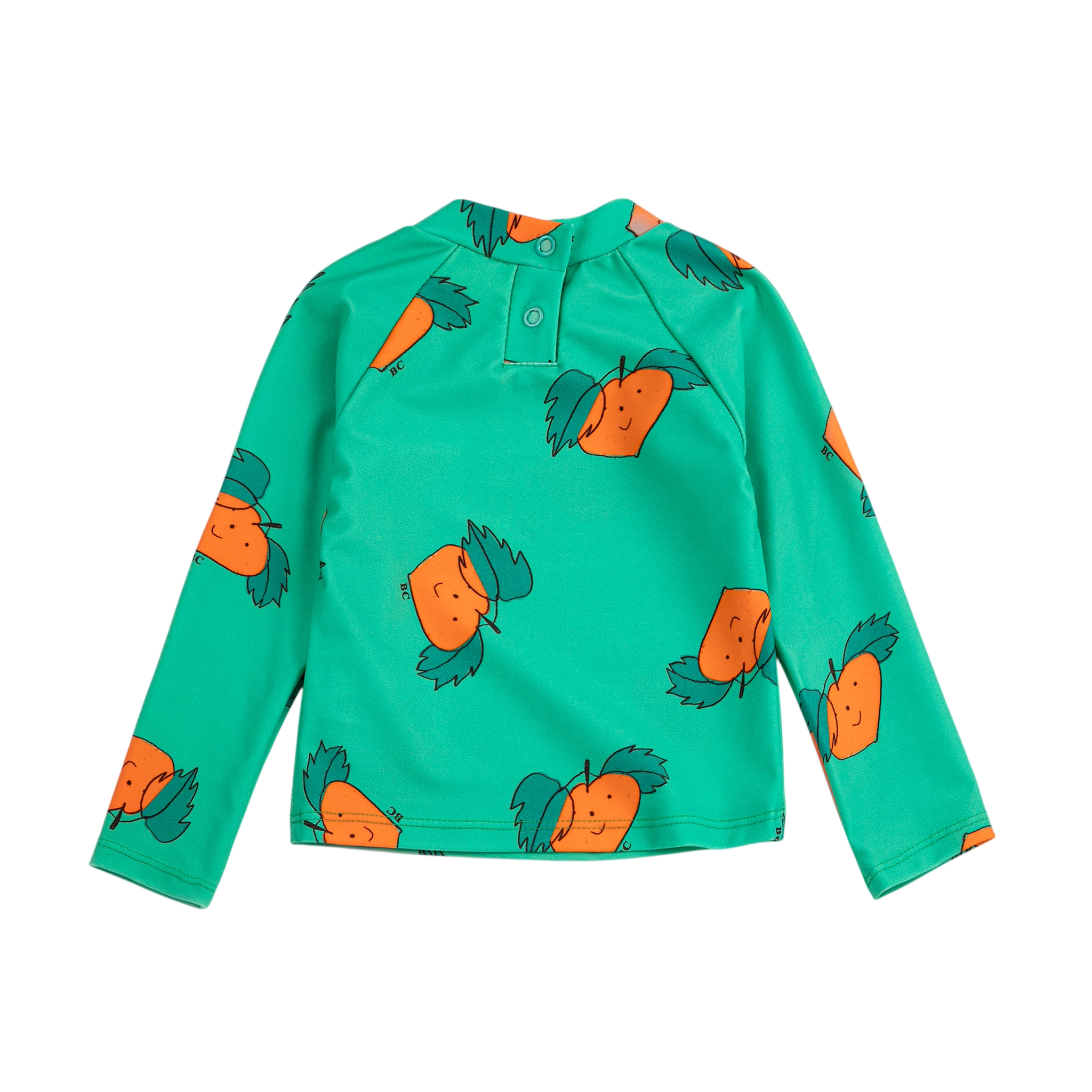 Baby UV Badeshirt Tangerine Grün