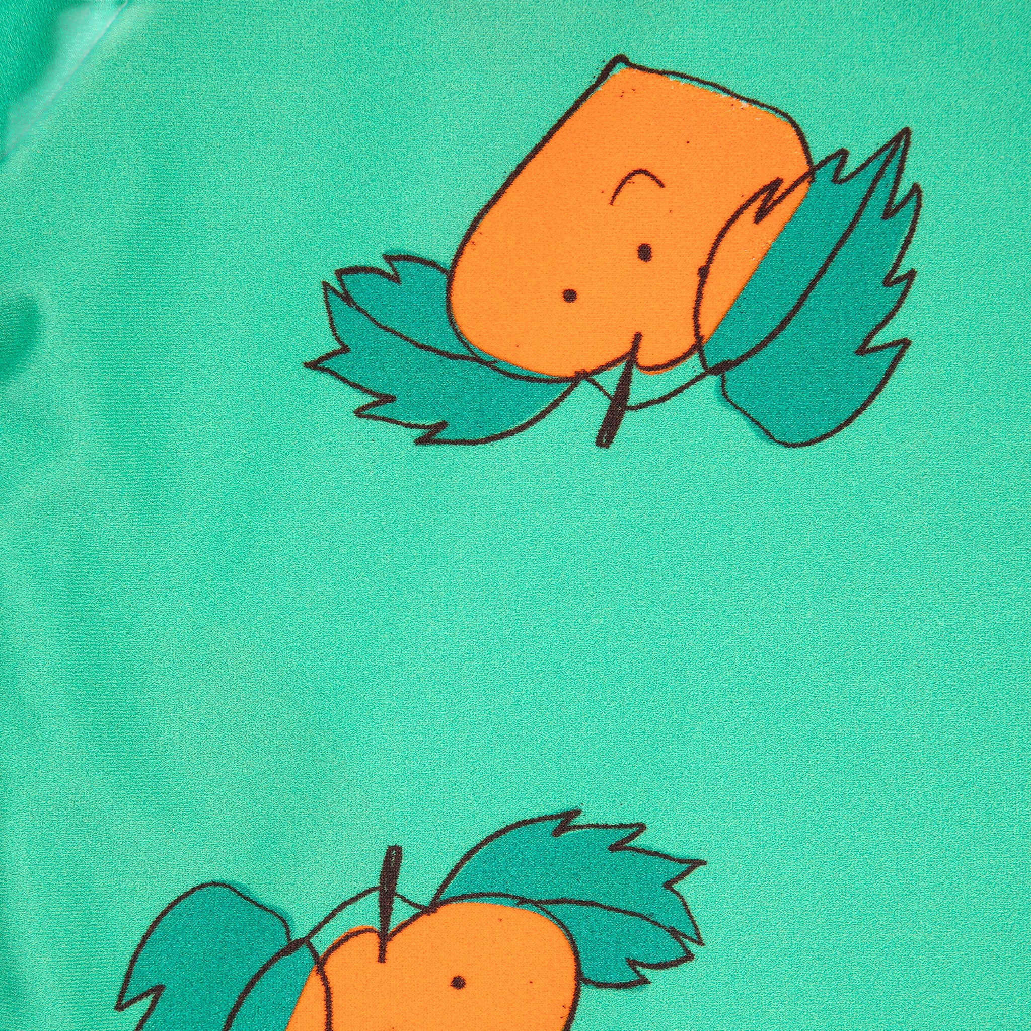 Baby UV Badeshirt Tangerine Grün