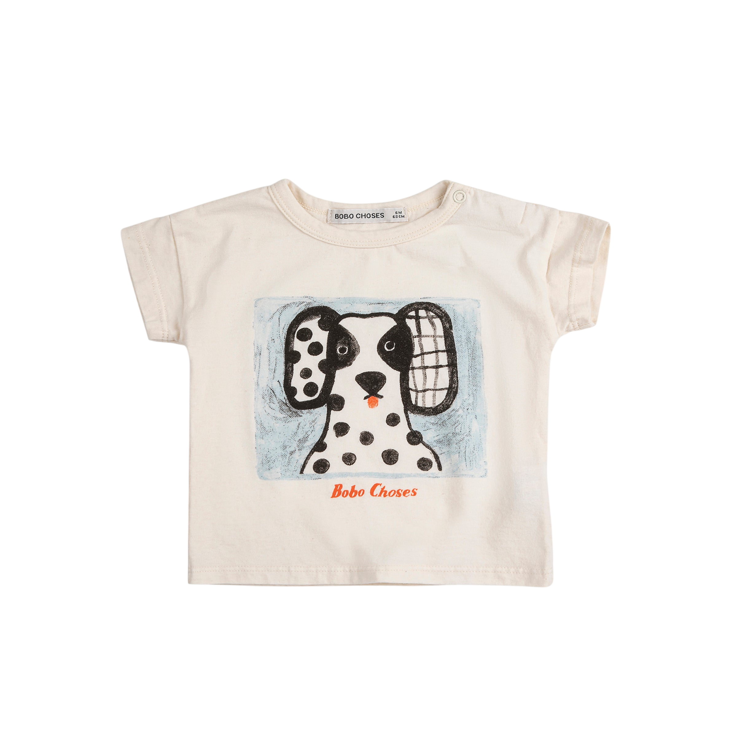 Baby T-Shirt Van Dog White