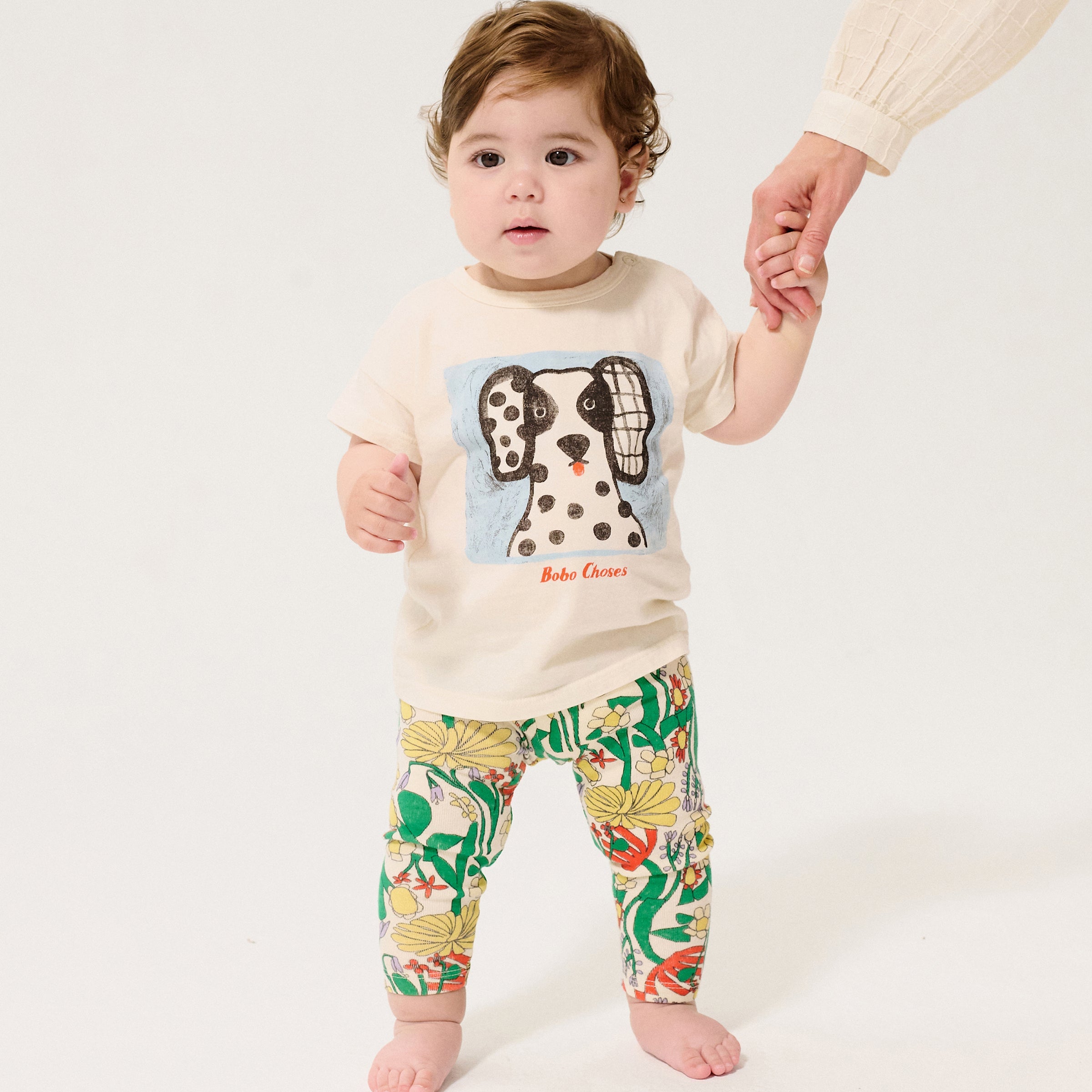 Baby T-Shirt Van Dog White