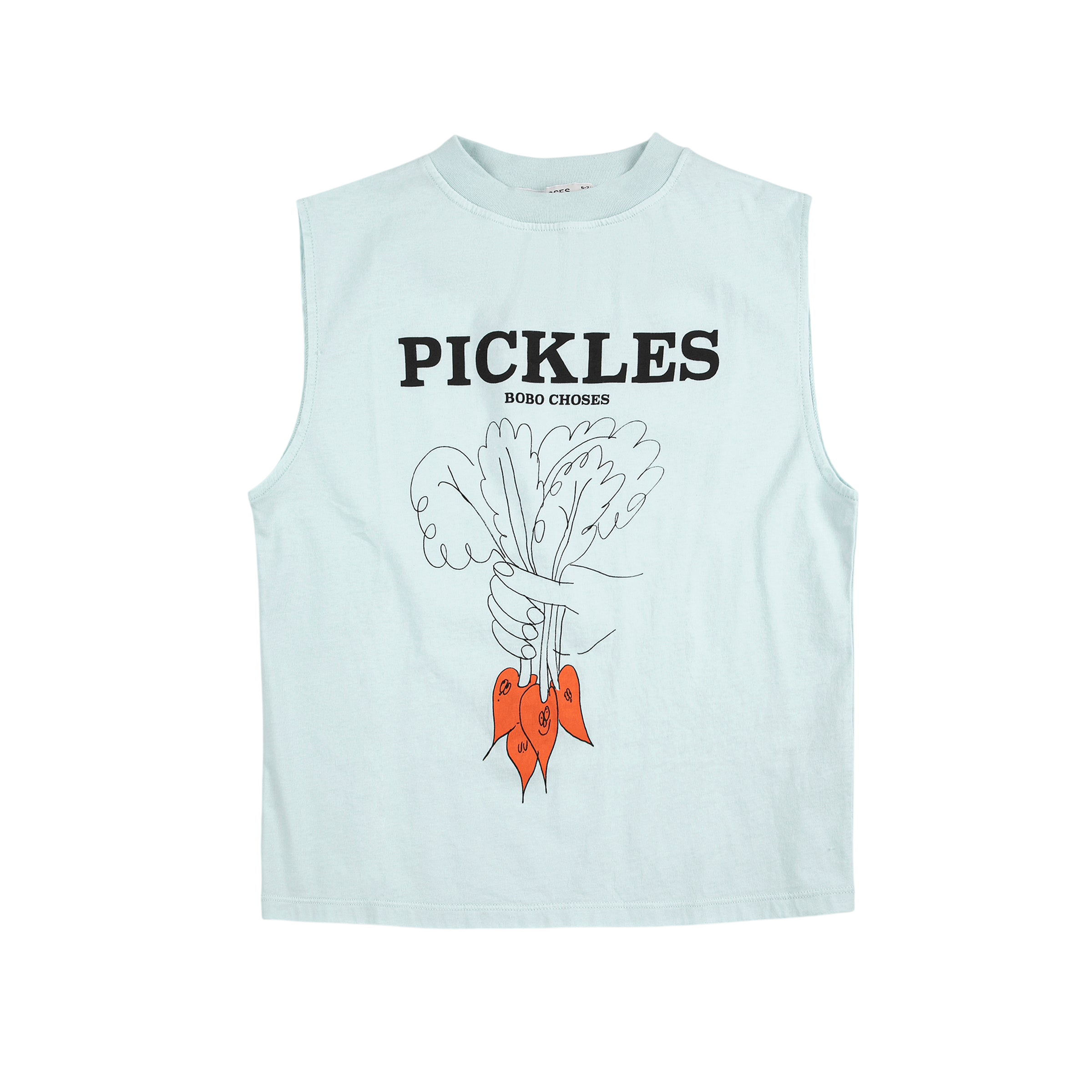 T-Shirt Bunch Of Vegetables Light Blue