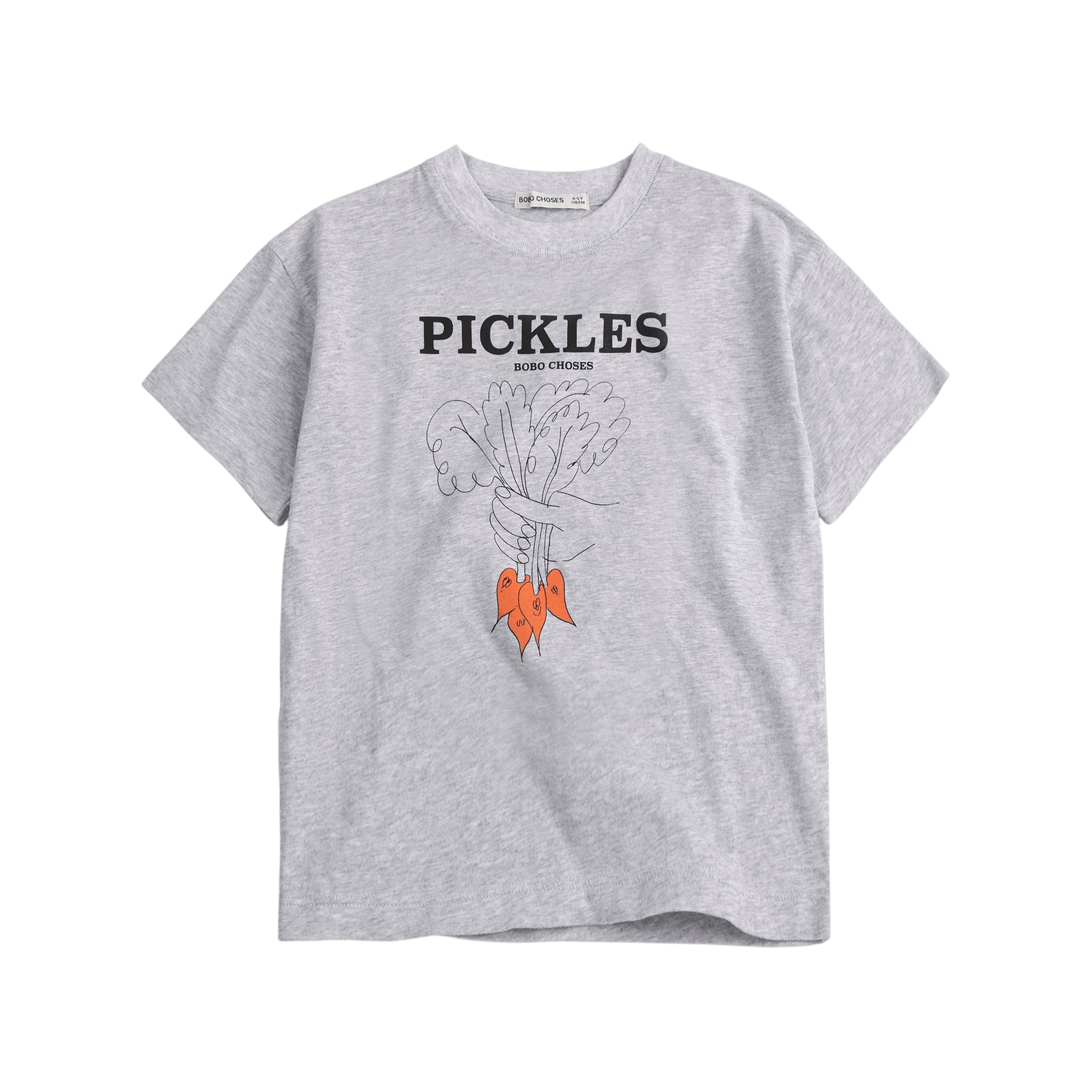 T-shirt Bunch Of Vegetables Heather Grey