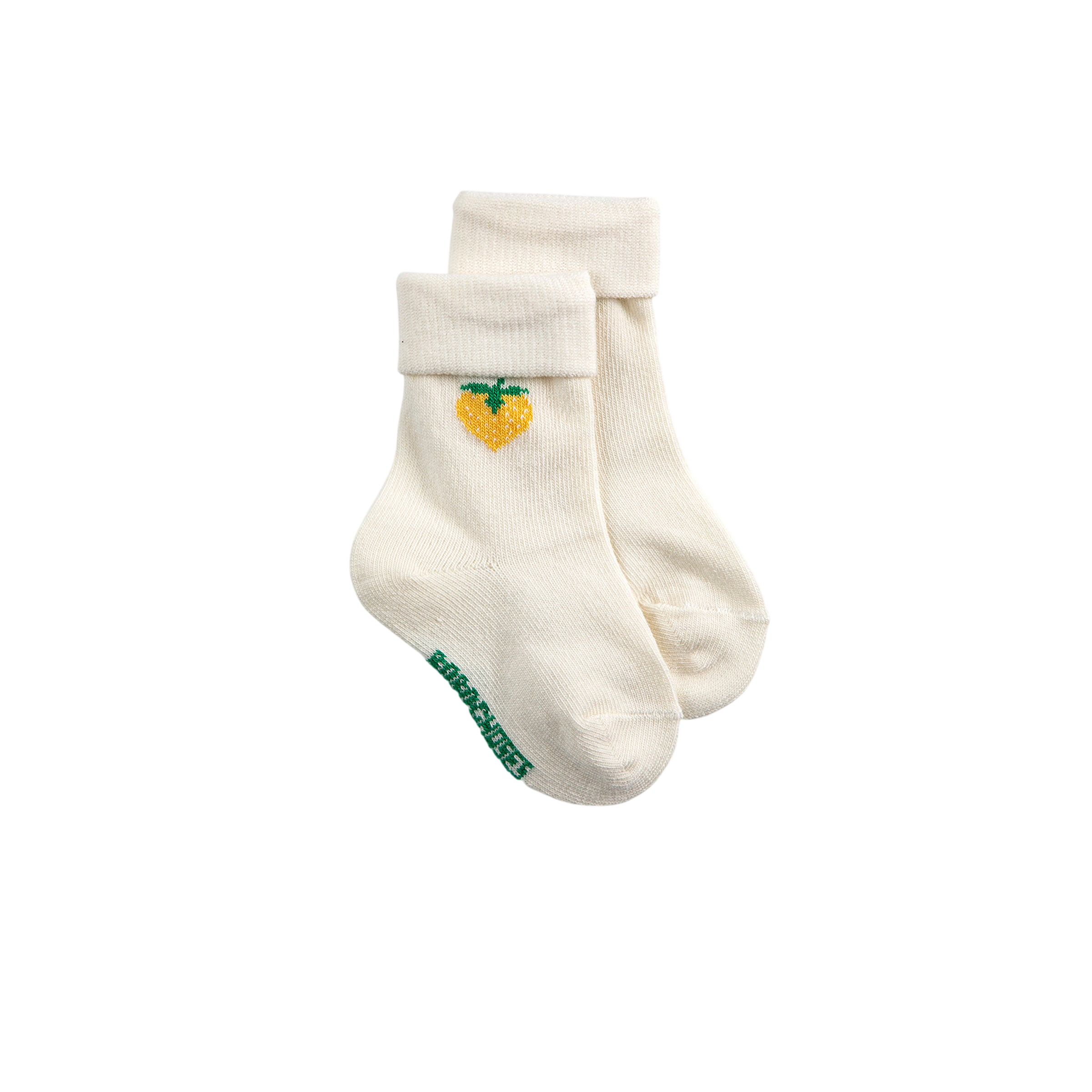 Chaussettes pour bébé Pixel Strawberry (lot de 2) White