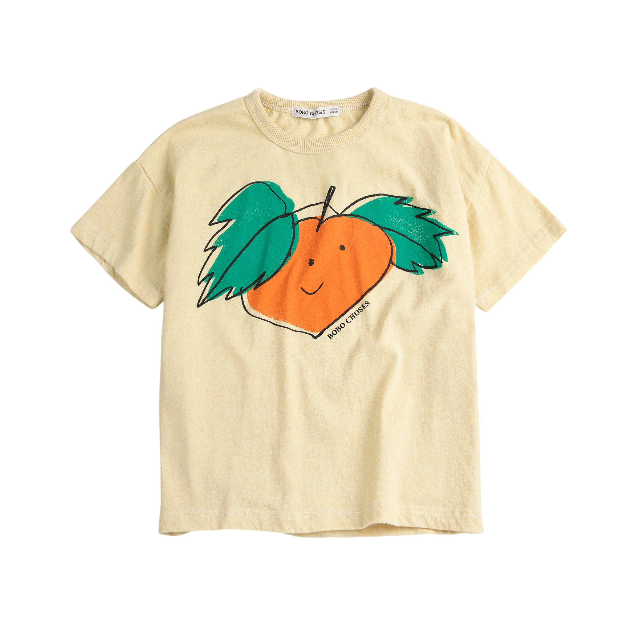 T-shirt Tangerine Yellow