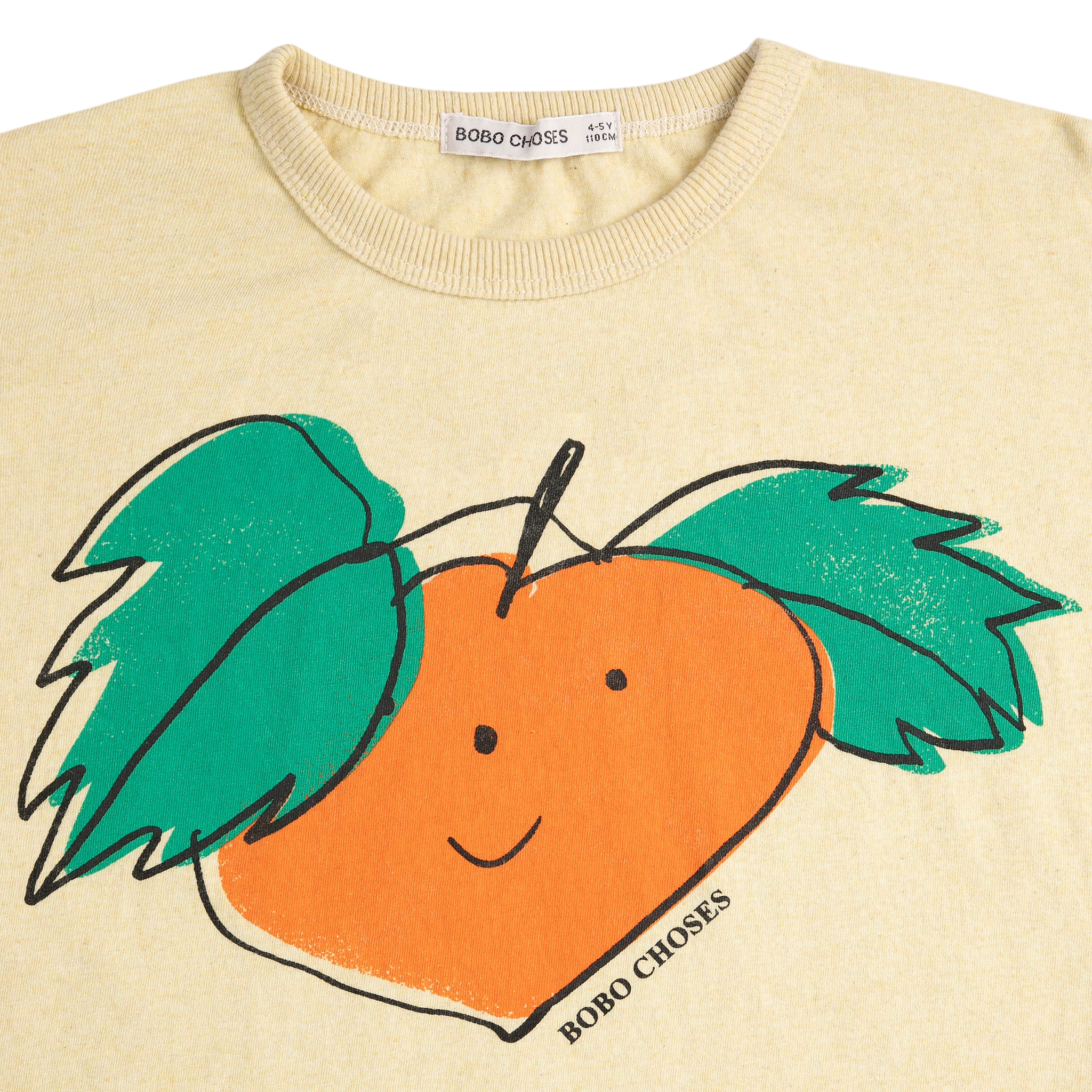 T-shirt Tangerine Yellow