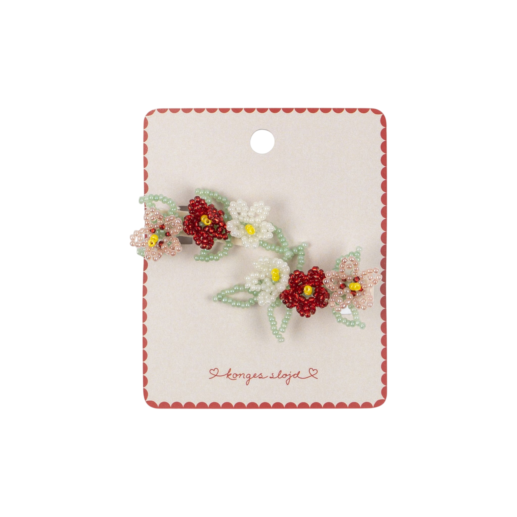Hair clips 2-pack Flower Field Multi