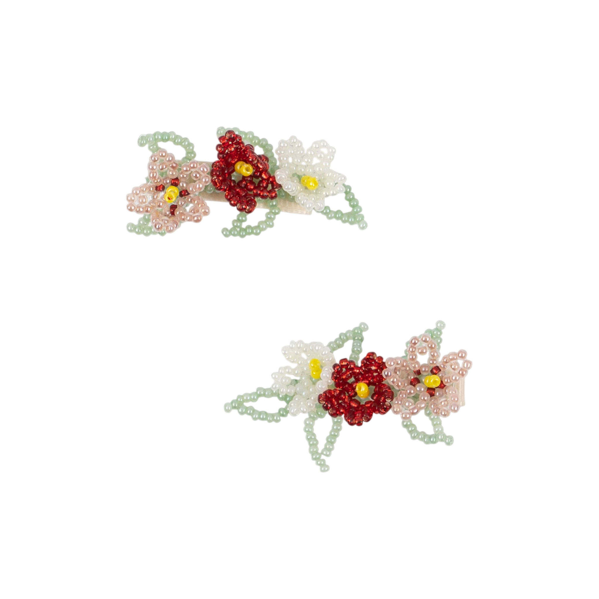 Hair clips 2-pack Flower Field Multi