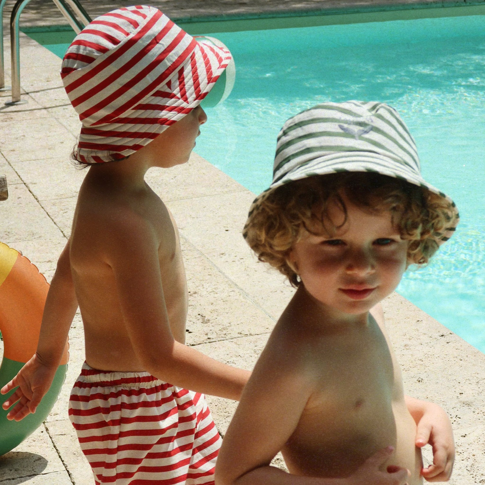Sonnenhut Asnou Stripe Rouge