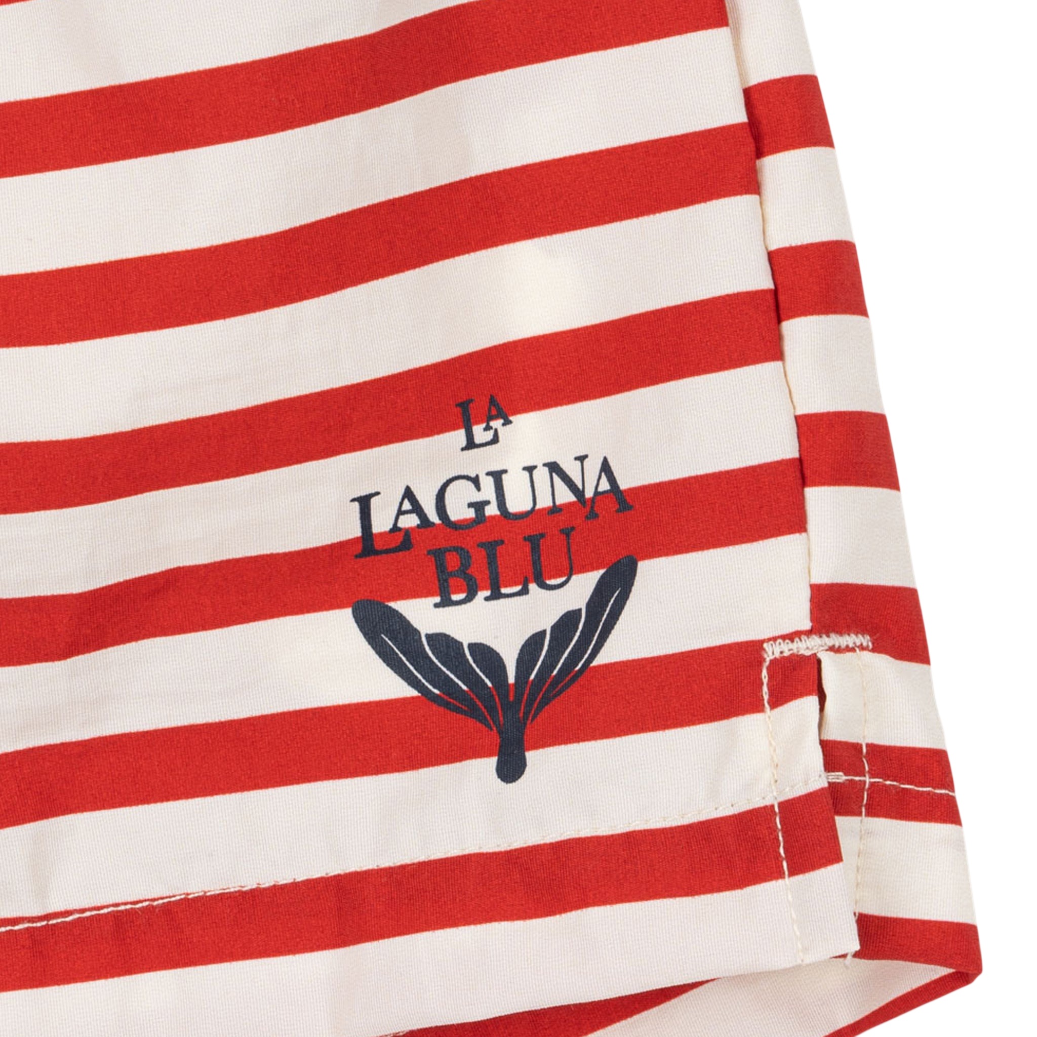 Badeshorts Asnou Stripe Rouge