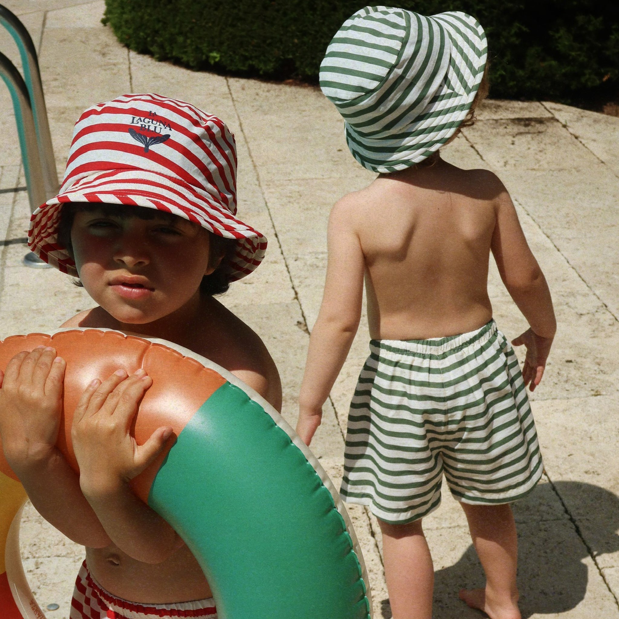 Asnou Stripe Verti swim shorts