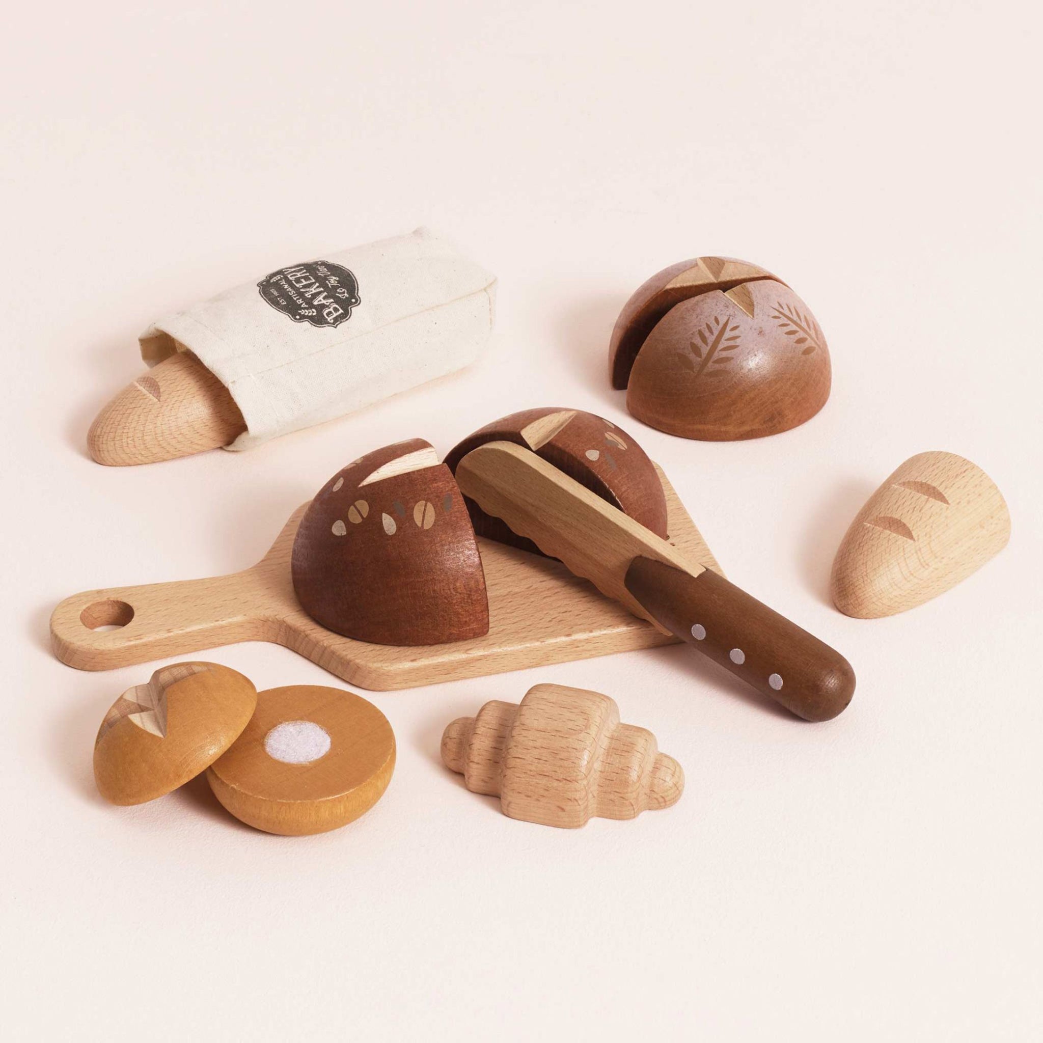 Set de pain et de couteaux