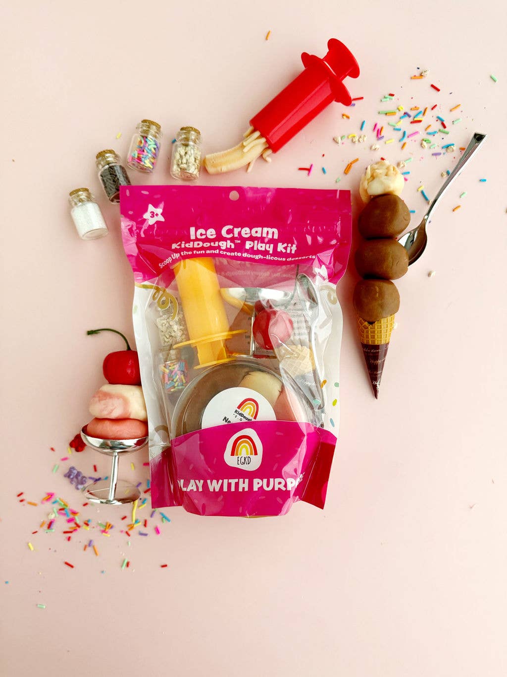 Knete Set Eiscreme
