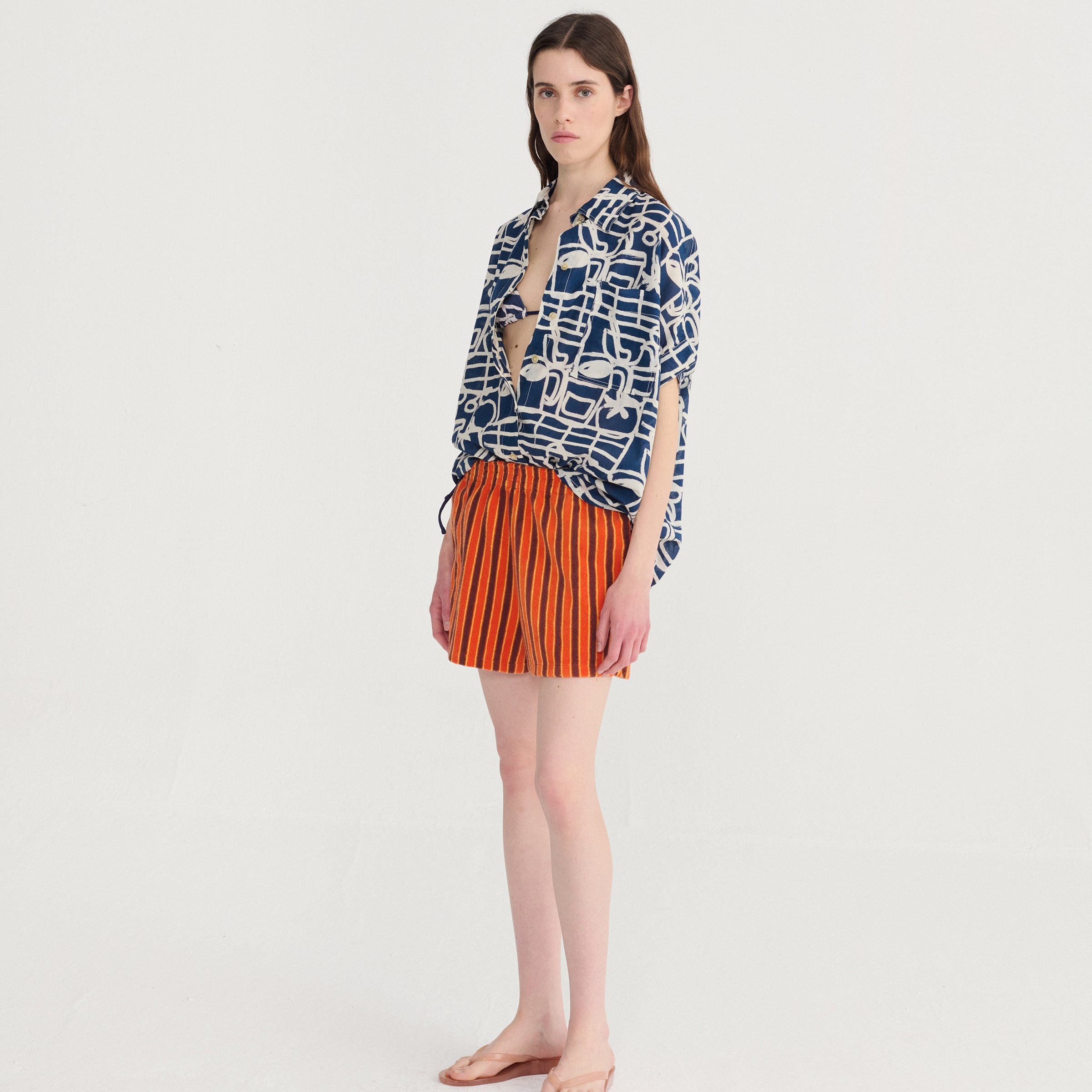 Adult Bluse Cookery Festival Blue