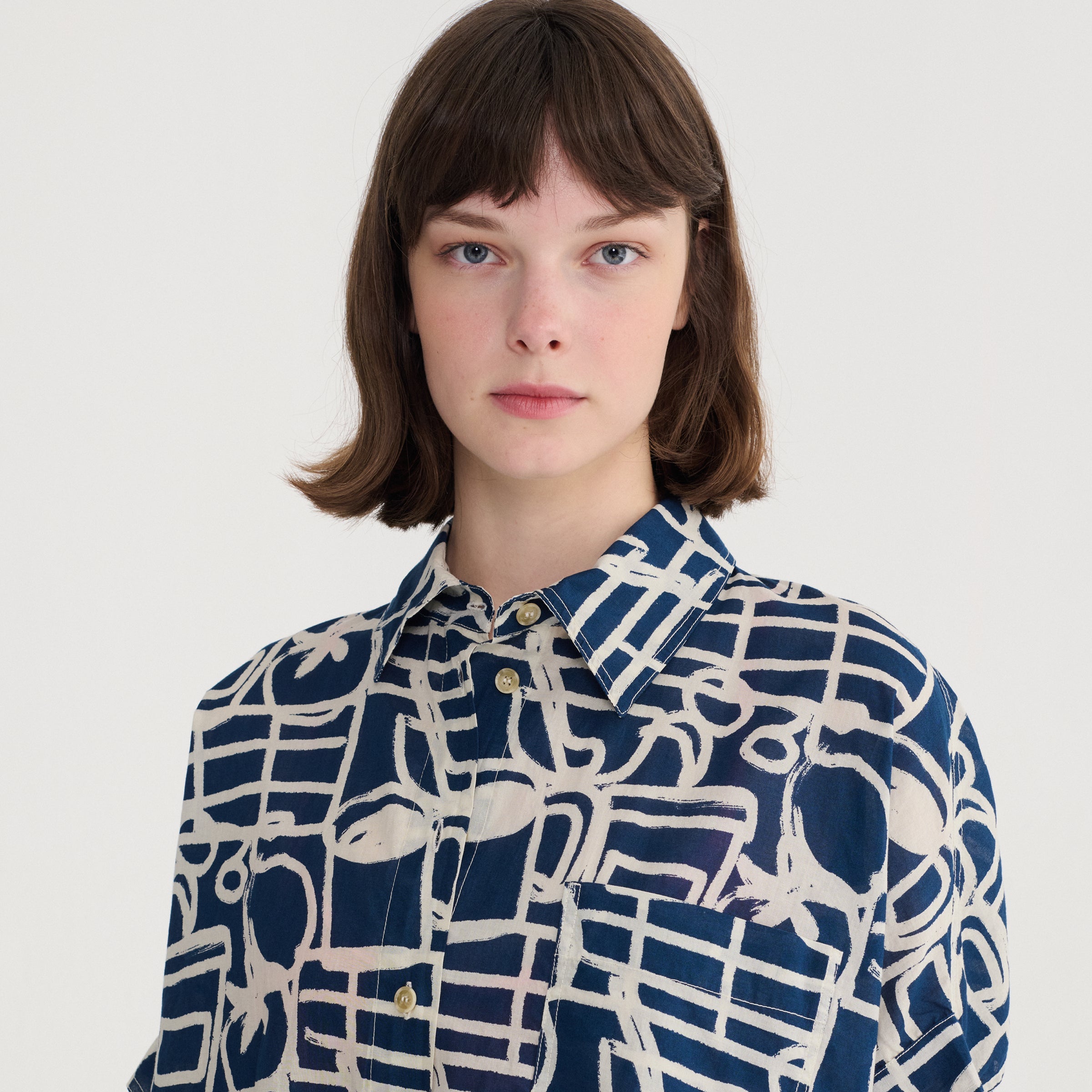 Adult Bluse Cookery Festival Blue