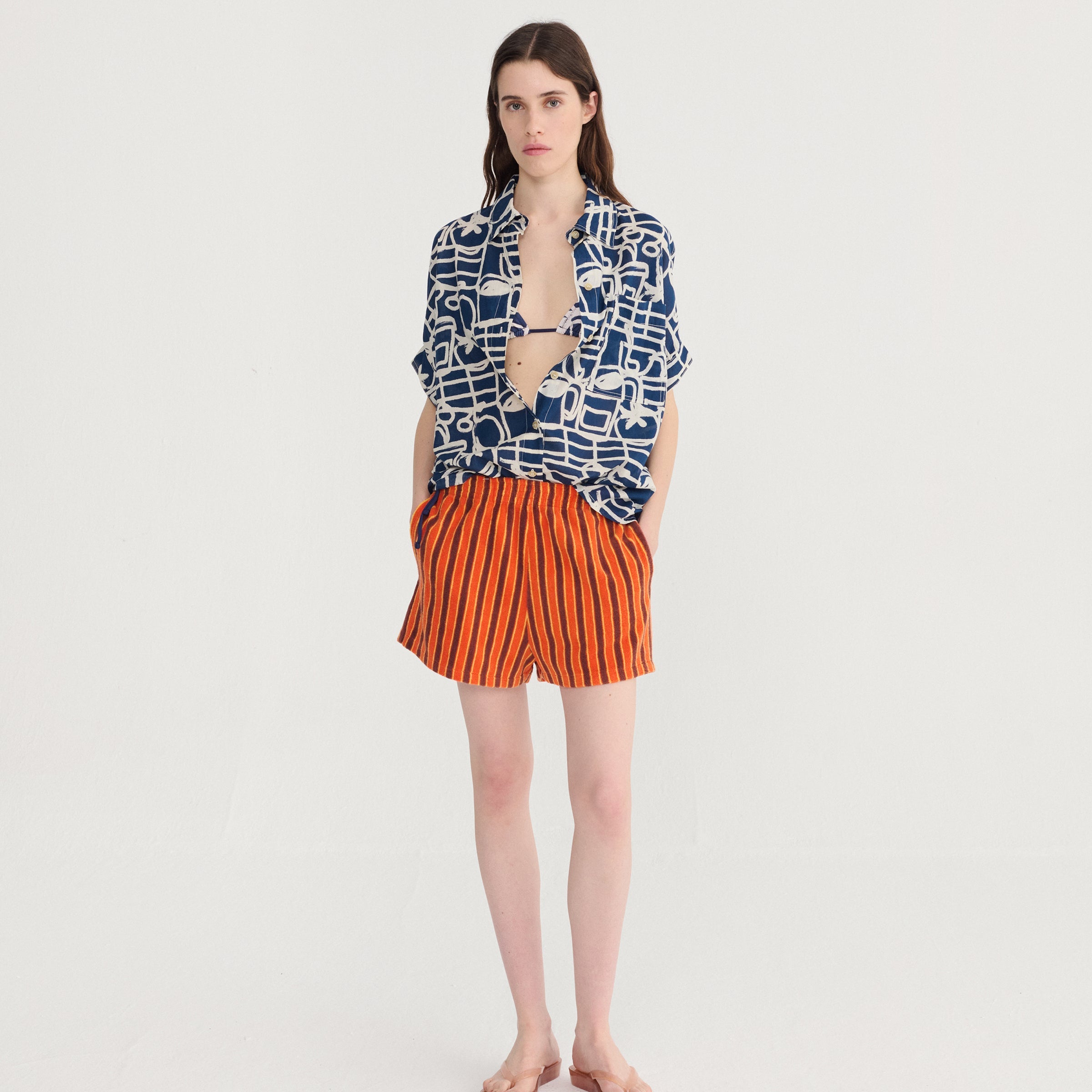 Adult Bluse Cookery Festival Blue