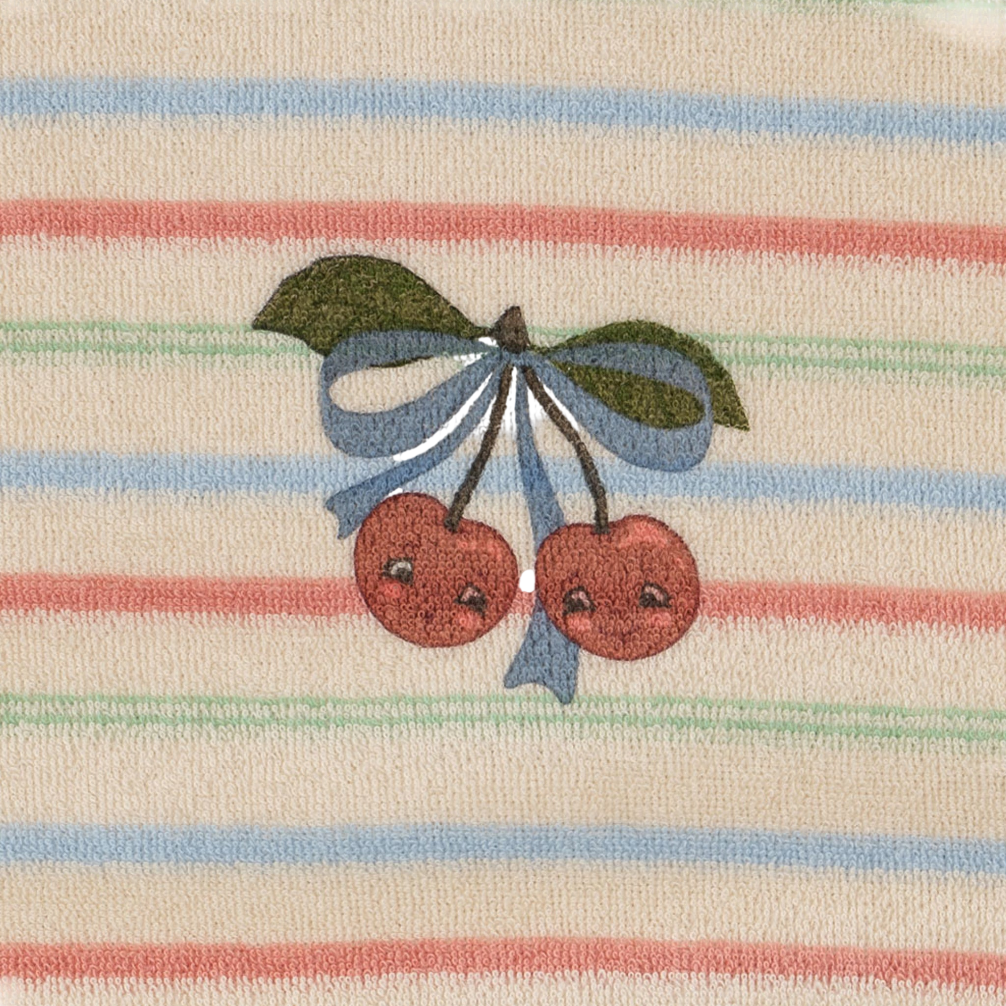 Sweatshirt Itty Rib Confetti Stripe