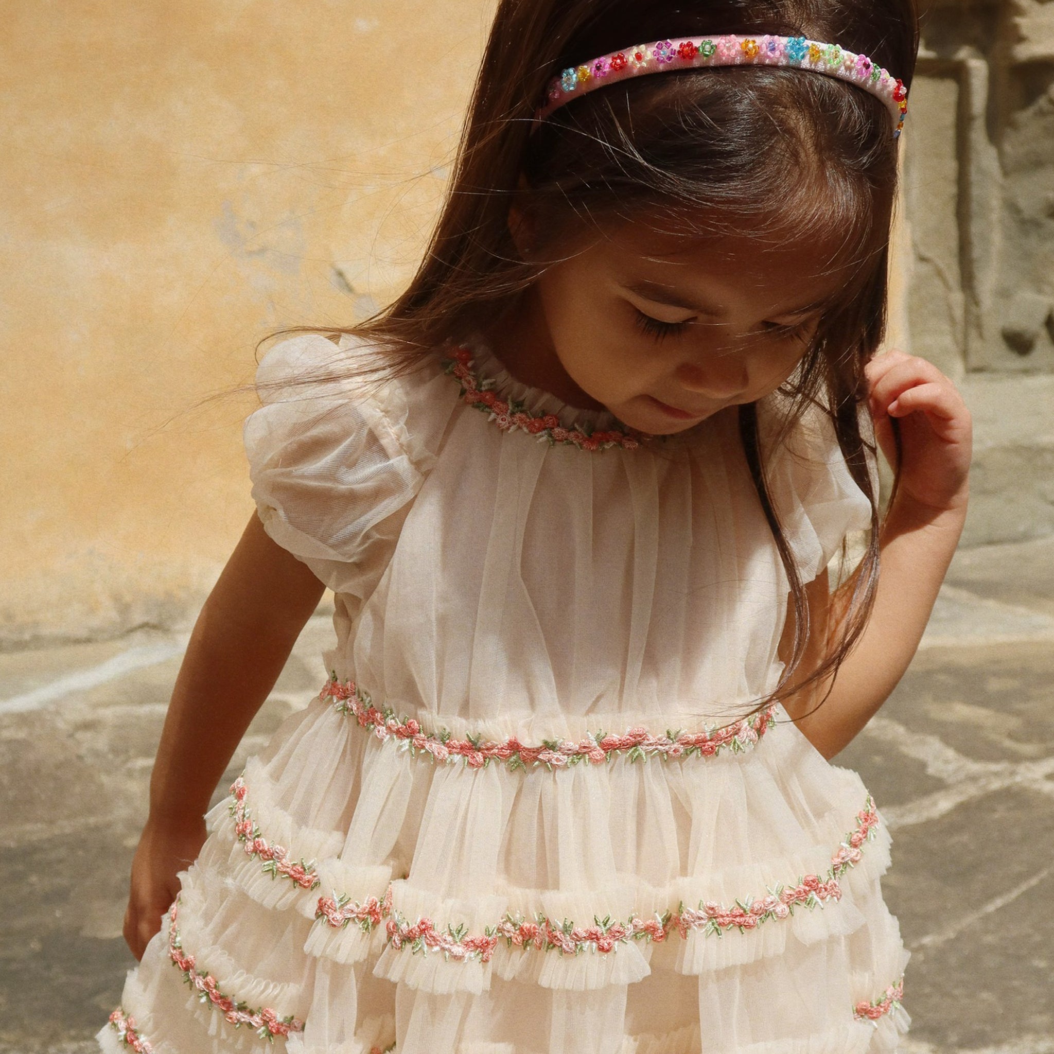 Haarreif Flower Field Mellow Rose