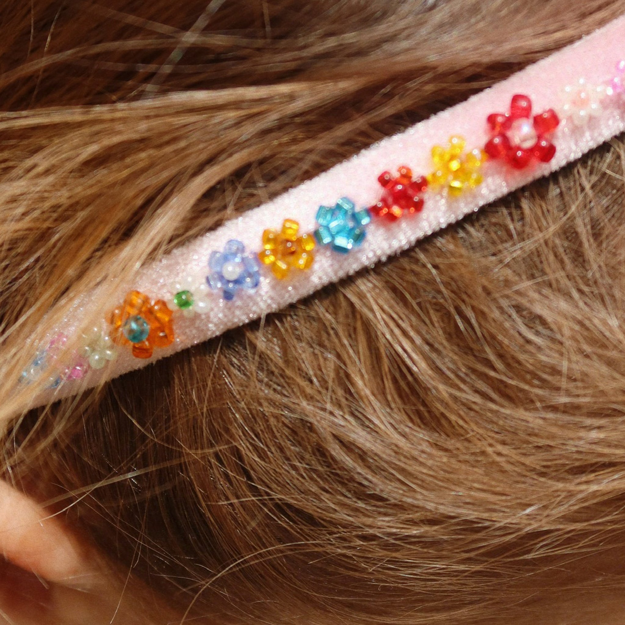 Haarreif Flower Field Mellow Rose