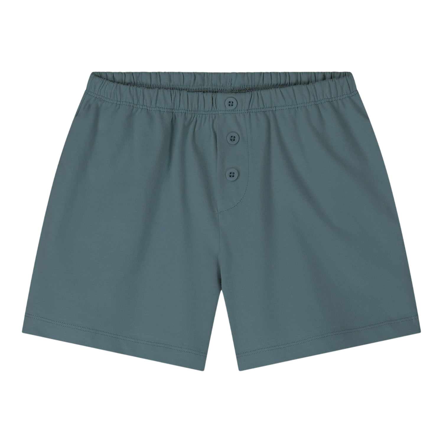 Shorts Button Blue Grey