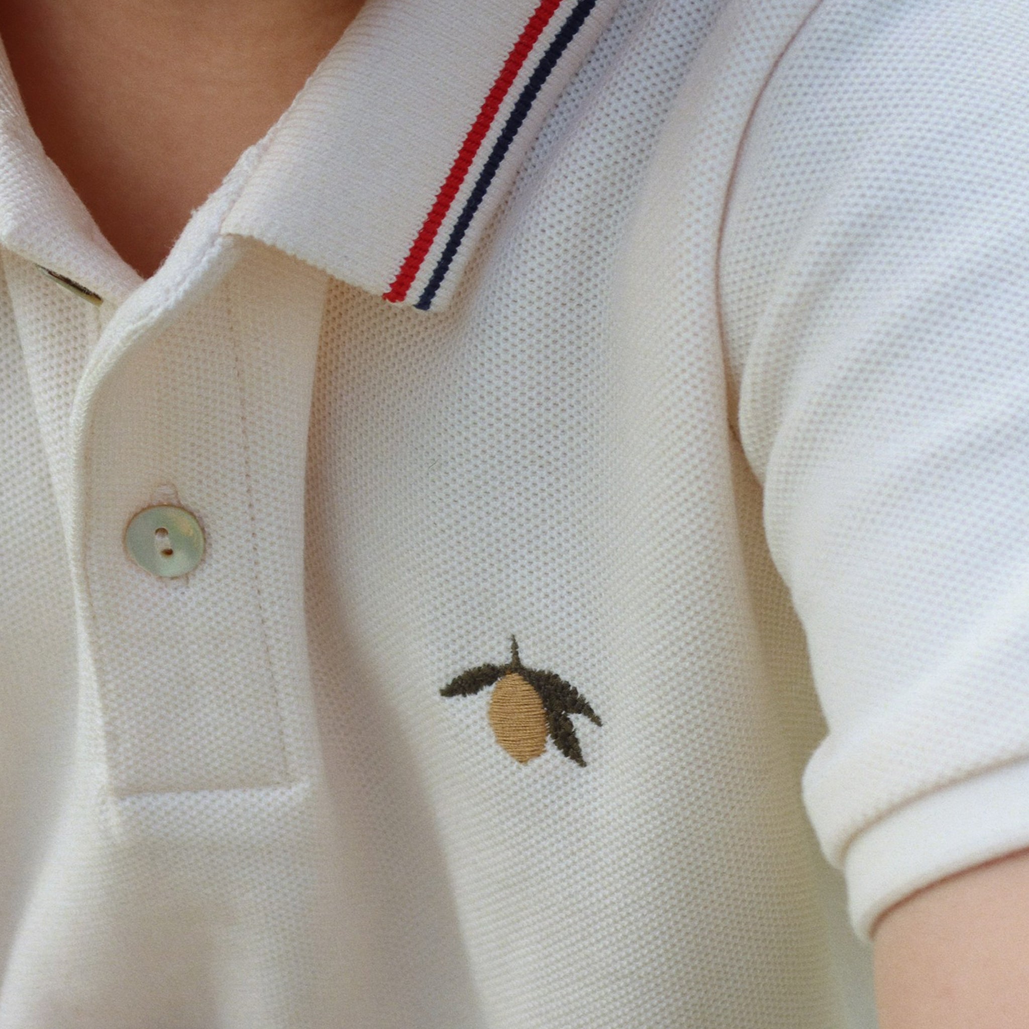 Polo shirt Florian Antique White