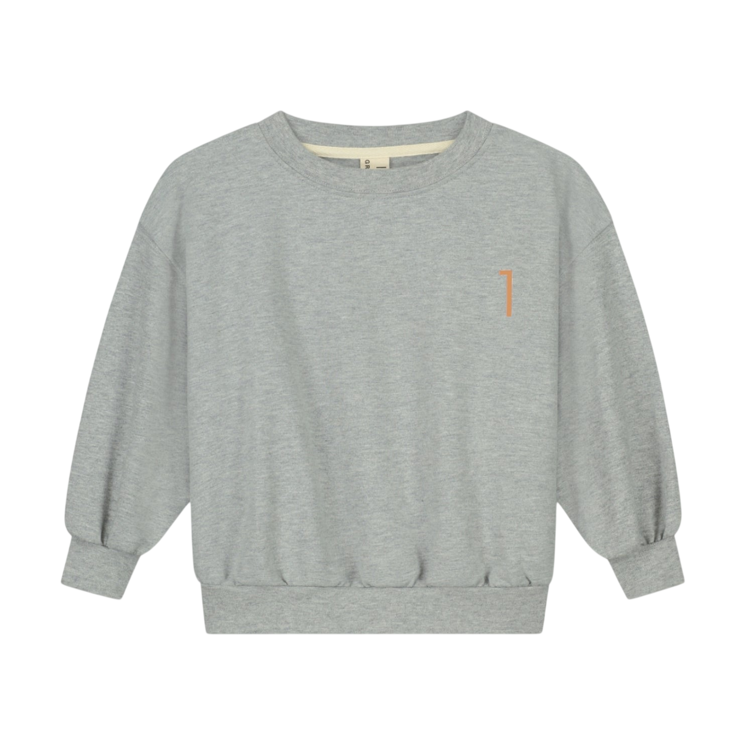 Bébé Birthday Sweatshirt 1 Grey Melange Melon