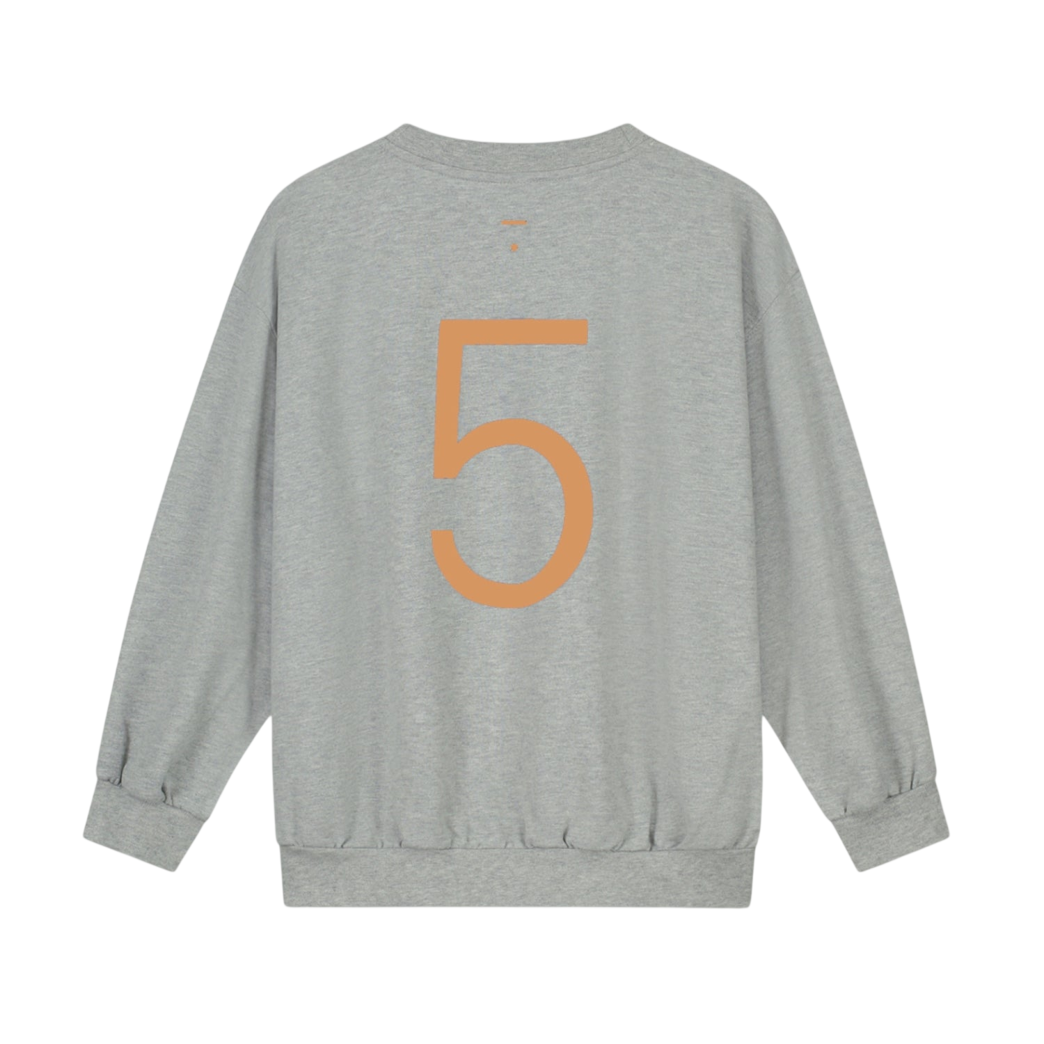 Birthday Sweatshirt 5 Grey Melange Melon