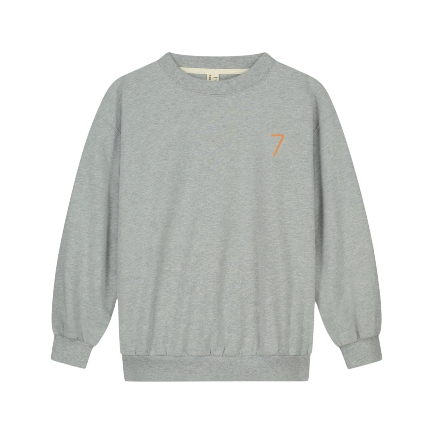 Sweatshirt Birthday 7 Grey Melange Melon