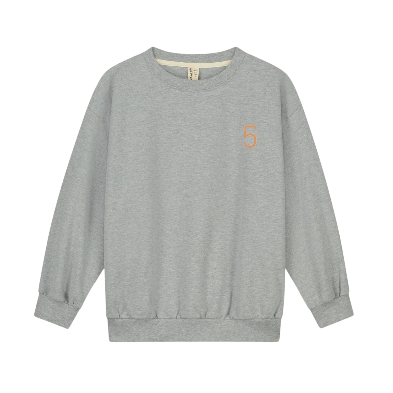 Sweatshirt Birthday 5 Grey Melange Melon