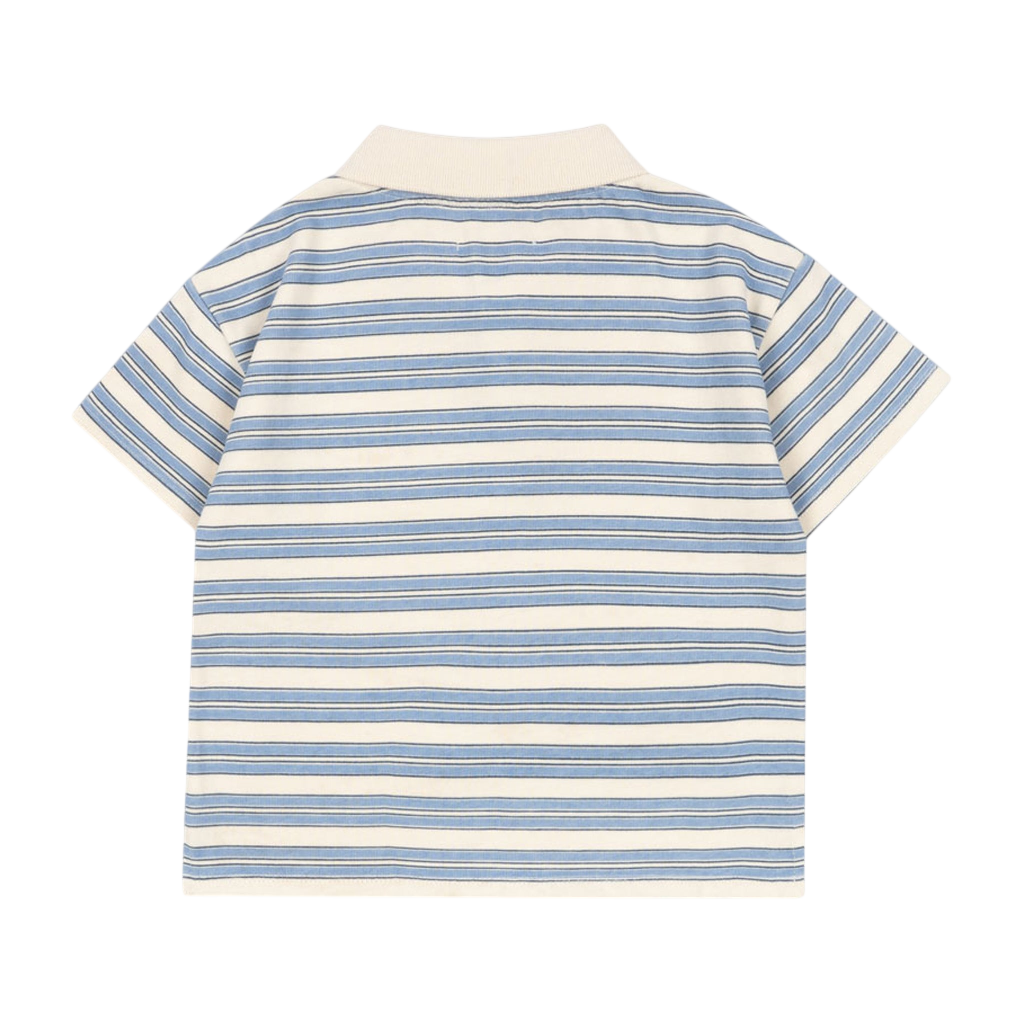 Poloshirt Spotty Stripe Ciel