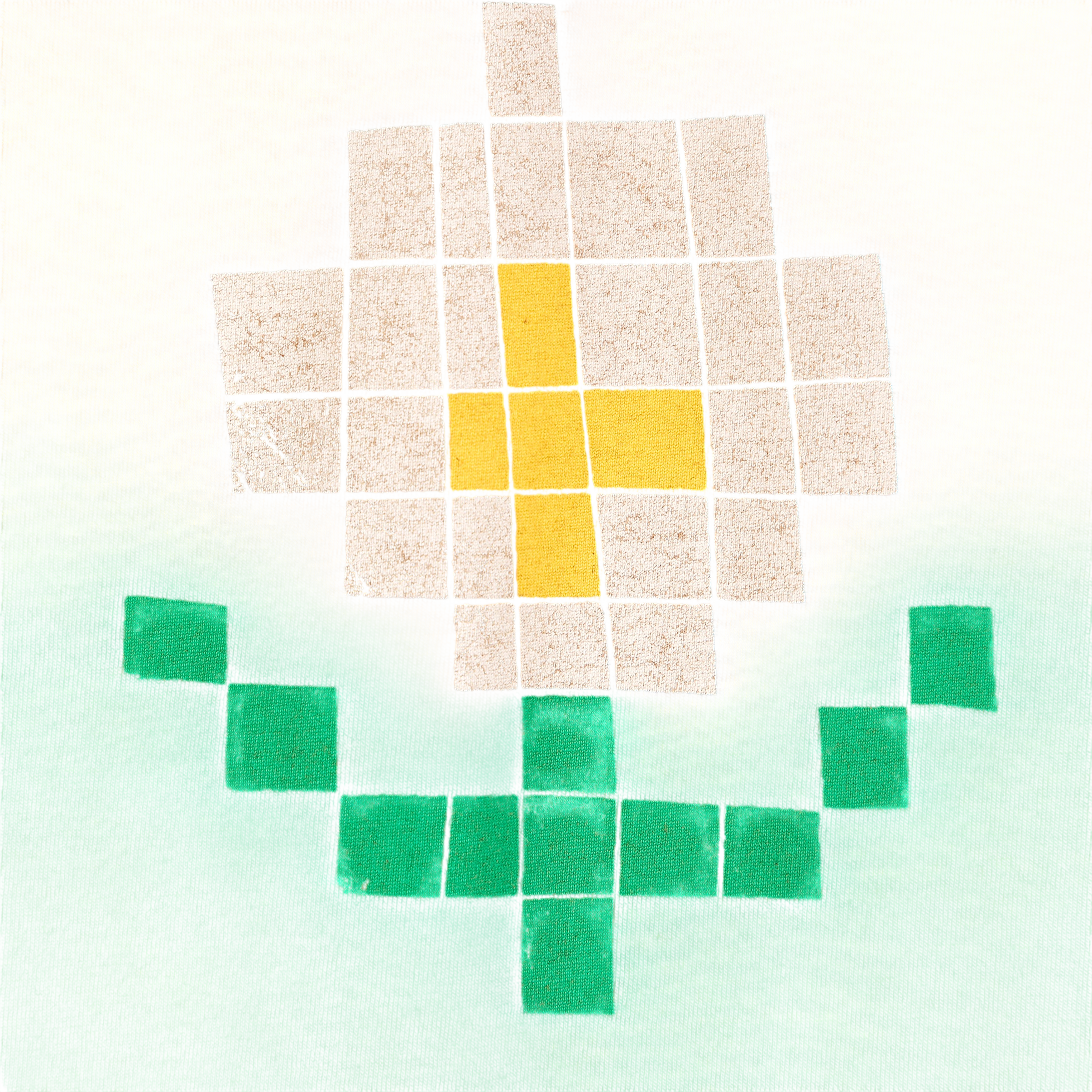 Adult T-Shirt Pixel Flowers