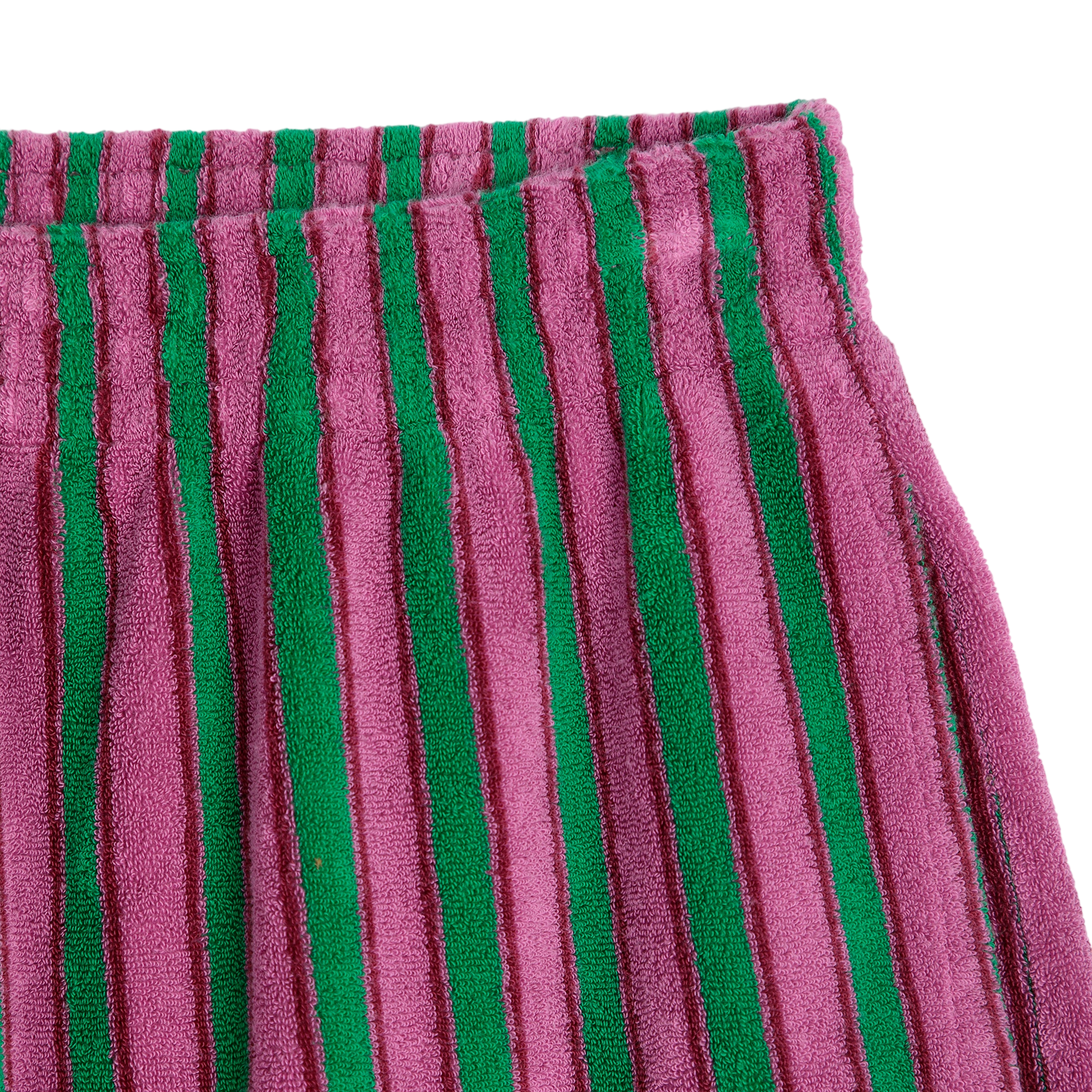 Adult Shorts Striped Terry Multicolor