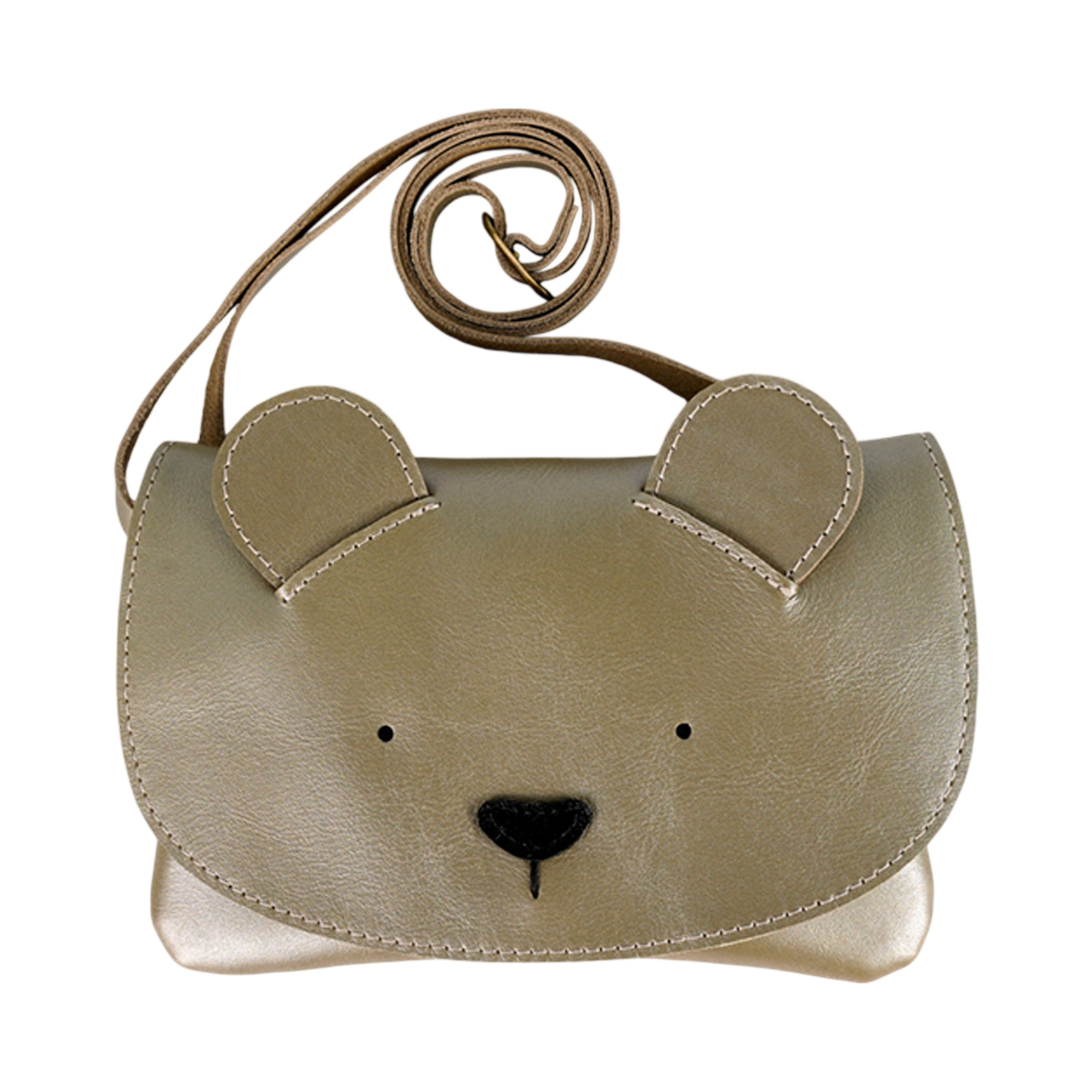 Tasche Alaula Bear Champagne Metallic