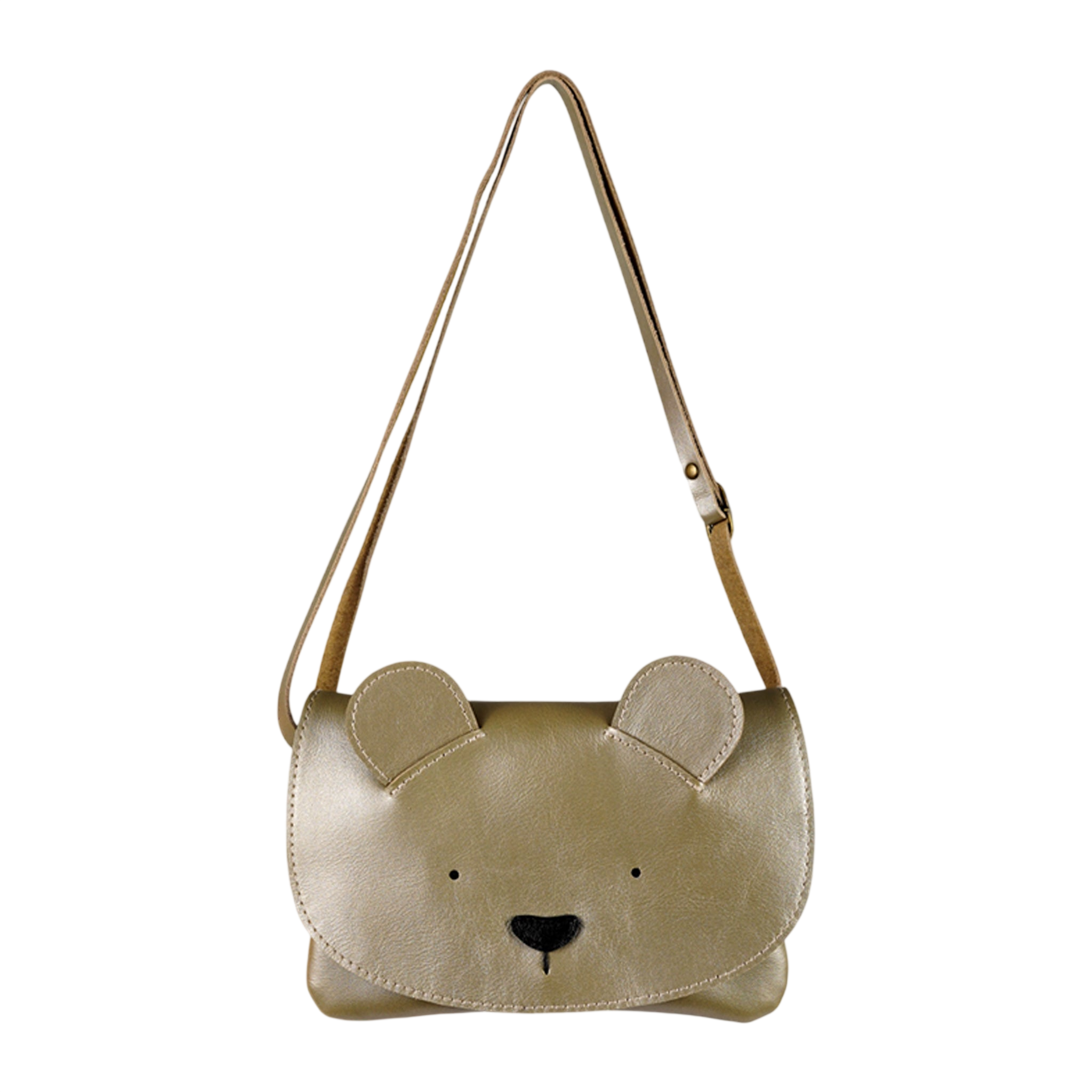 Tasche Alaula Bear Champagne Metallic