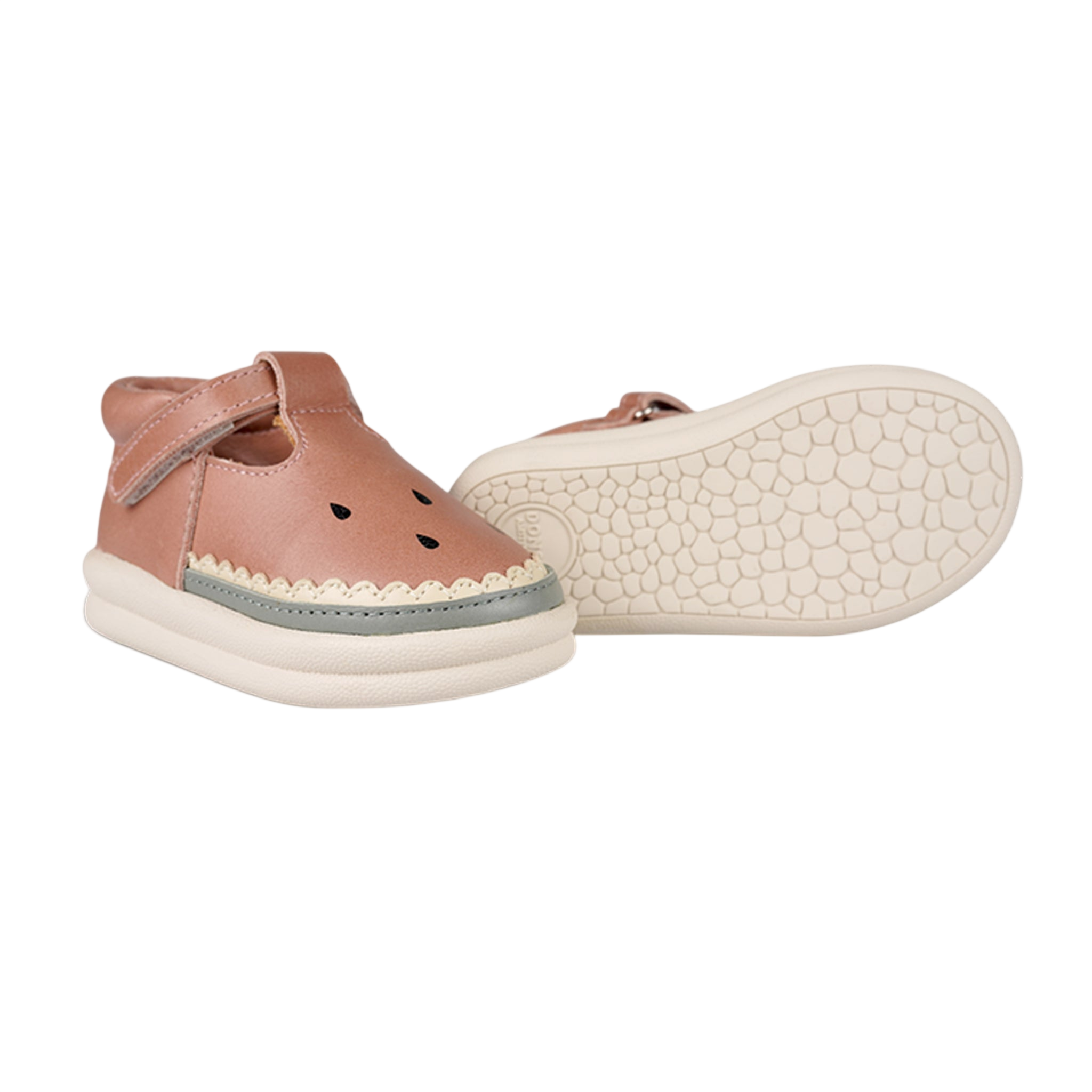 Chaussures bébé Joeka Pastèque Rose Dawn