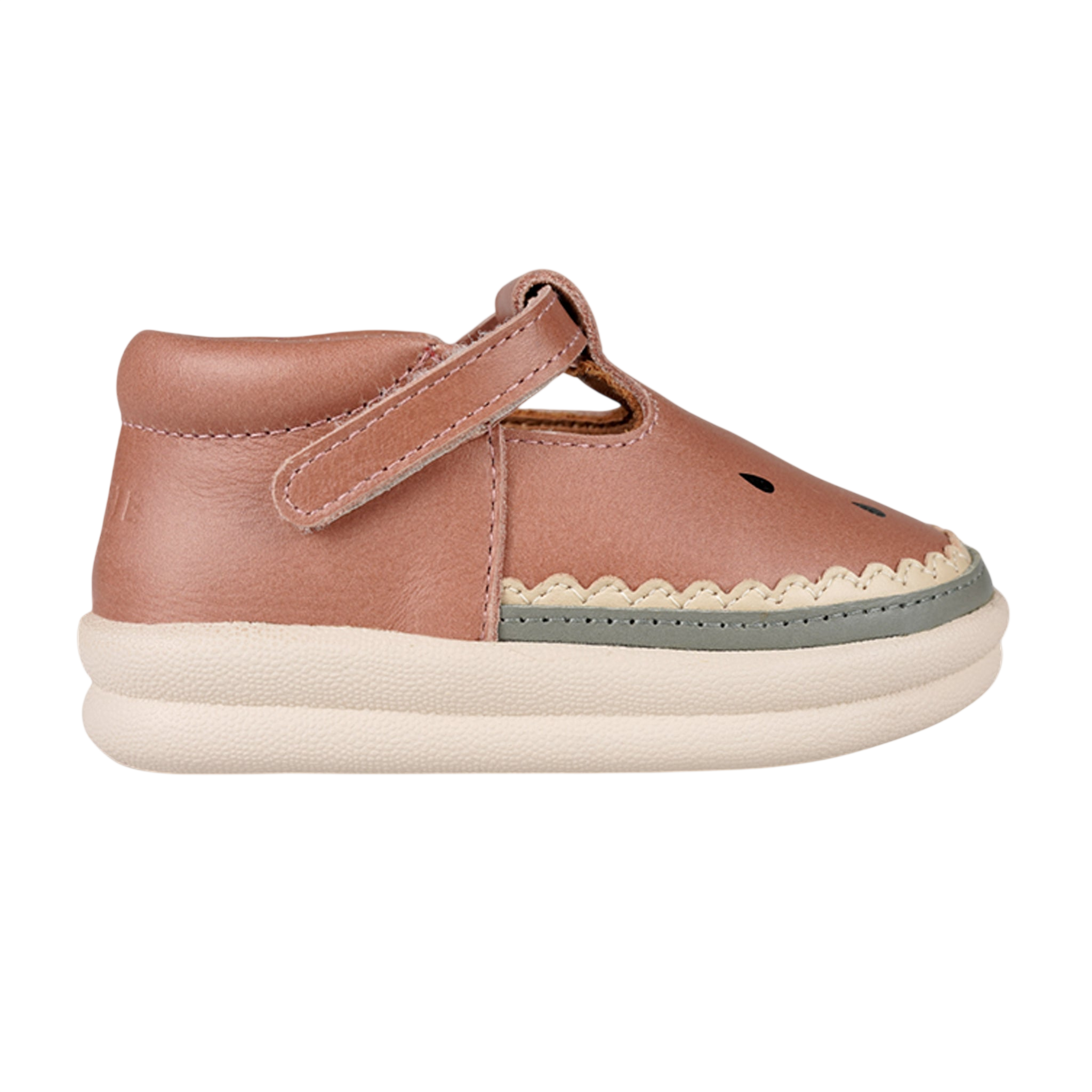 Chaussures bébé Joeka Pastèque Rose Dawn