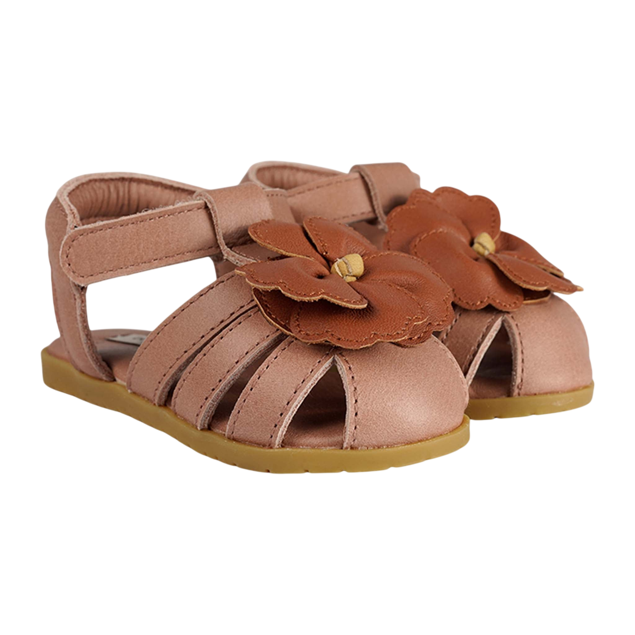 Sandales bébé Thami Fields Hibiscus Rose Dawn