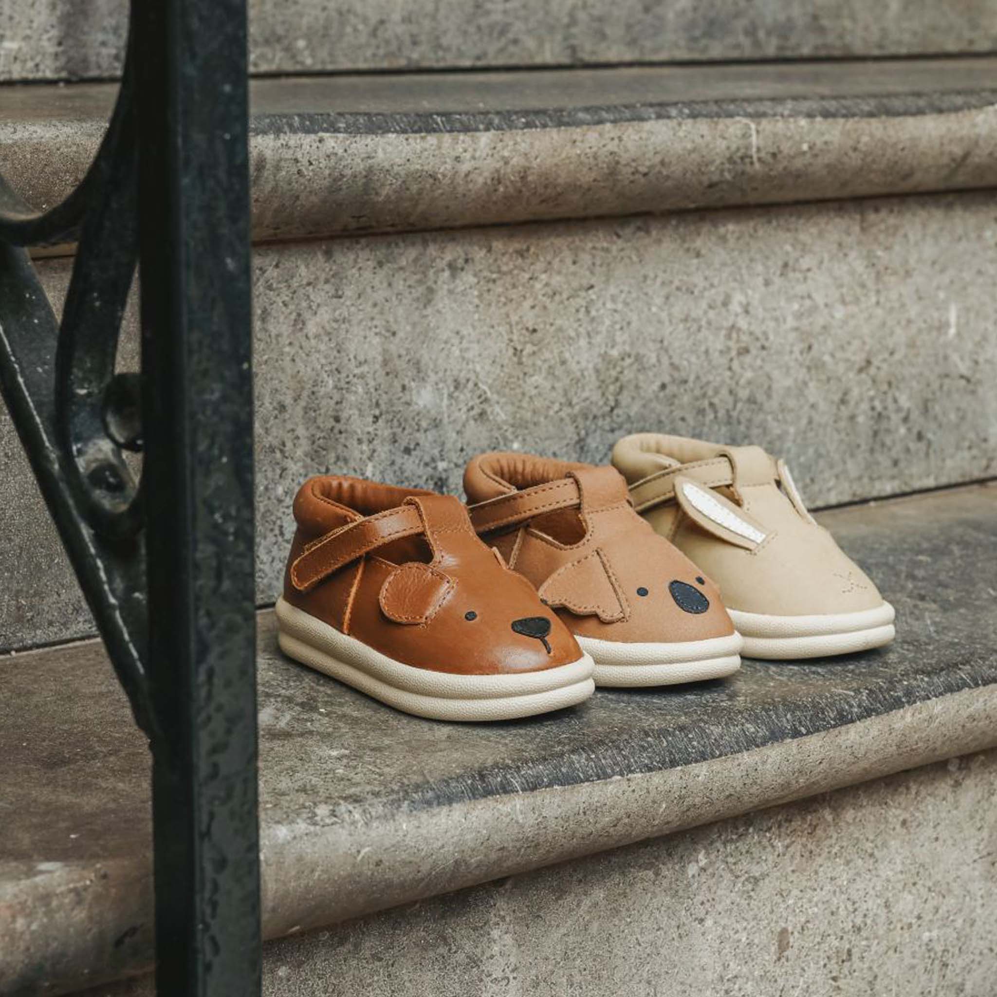 Baby Schuhe Zazo Classic Bunny Taupe Nubuck