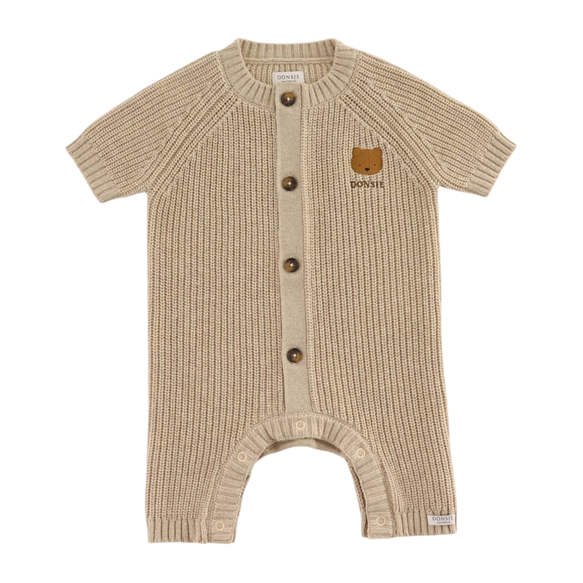 Baby Overall Dantje Bear Milk Chocolate