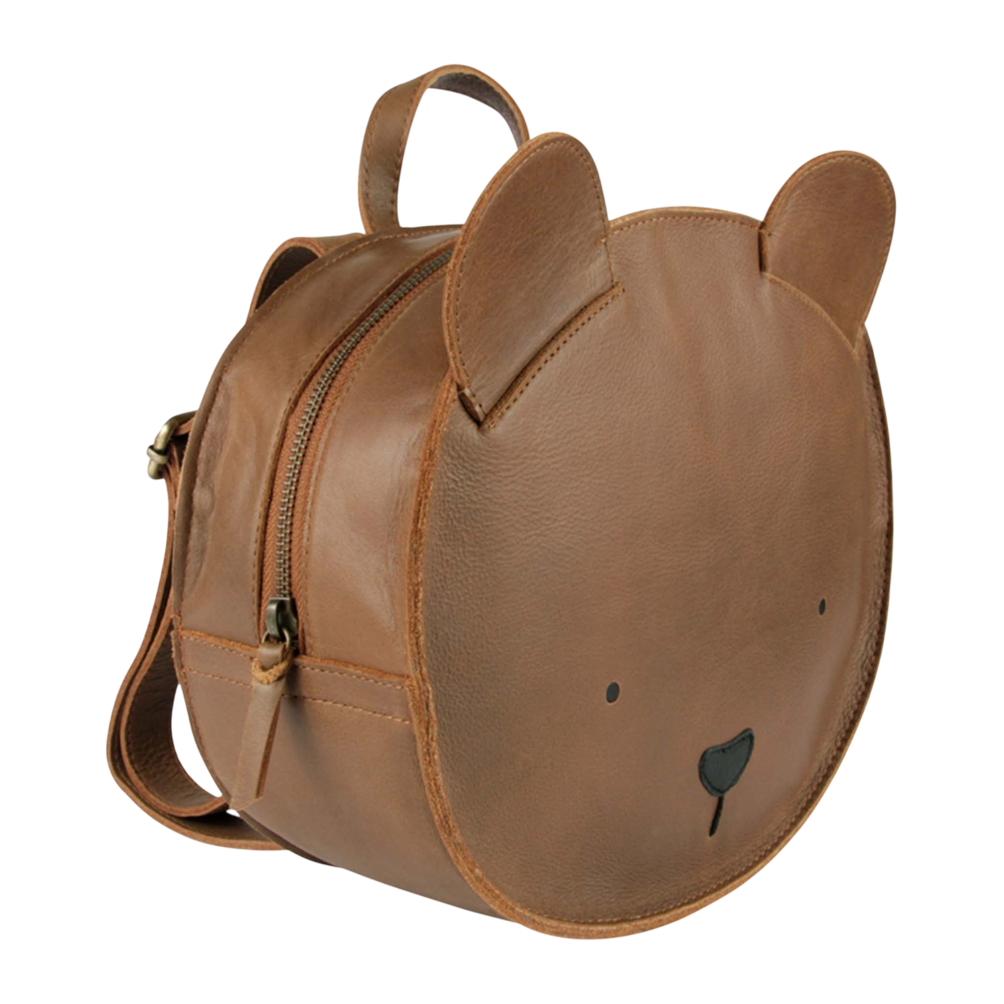 Rucksack Umi Bear Cognac Classic Leather