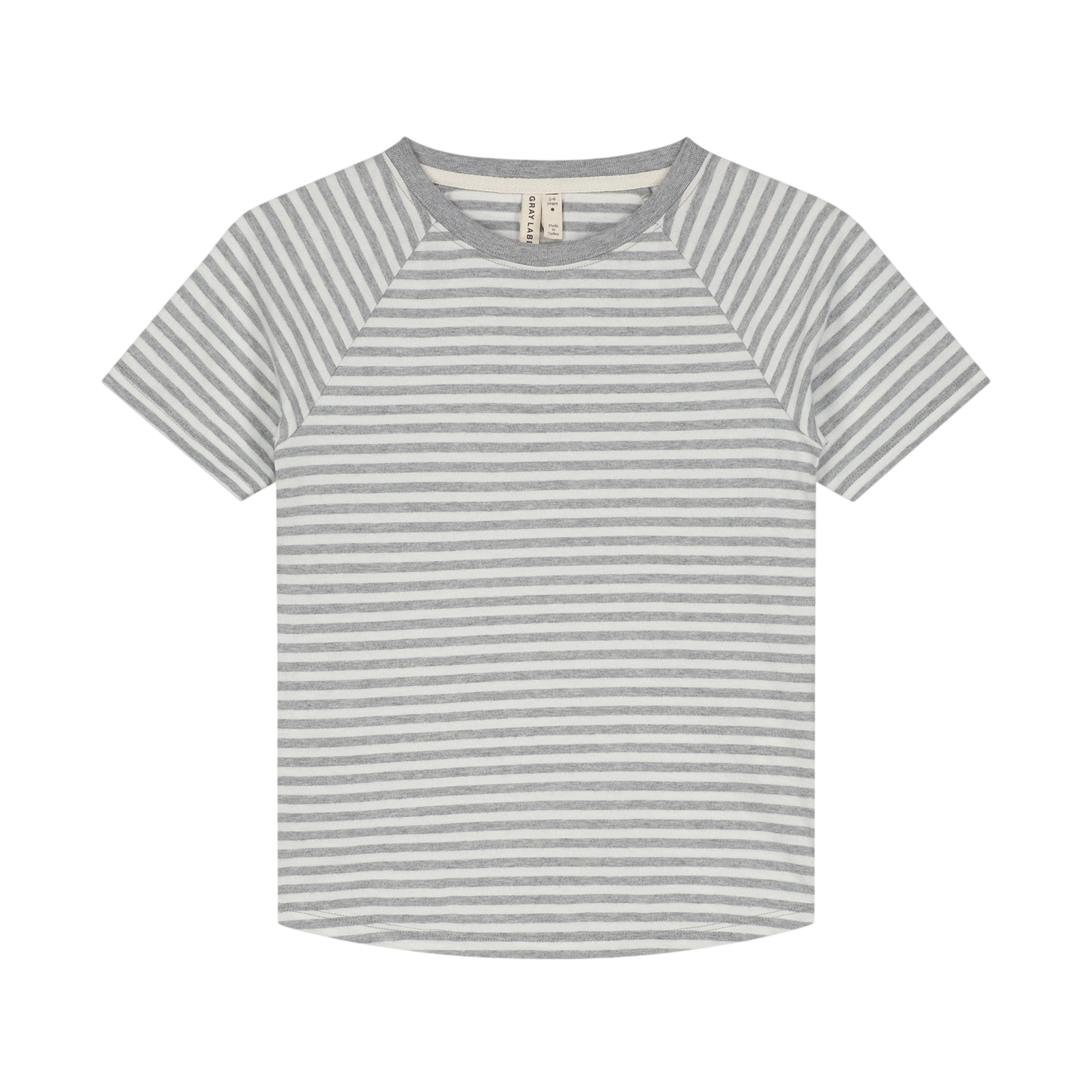 T-Shirt Grey Melange / Off White