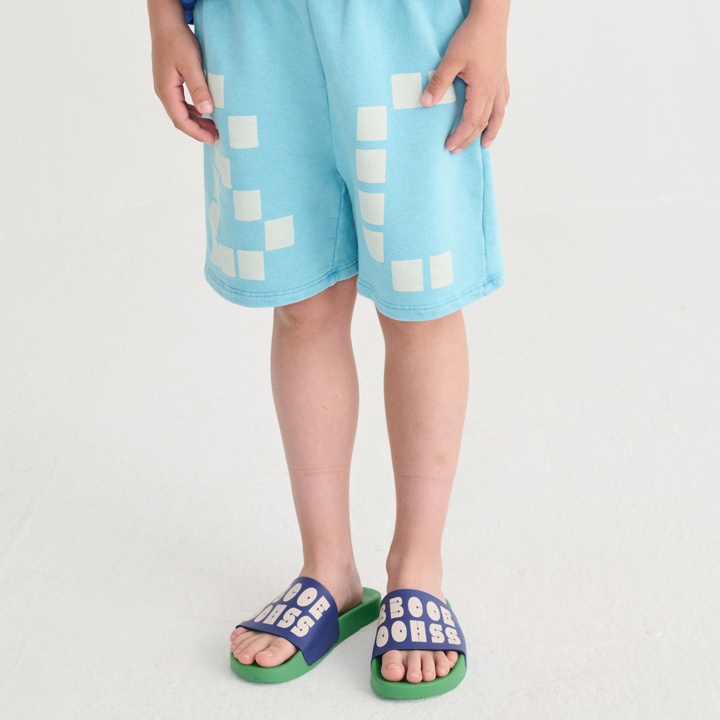 Bermuda Short Square Bobo Choses Light Blue