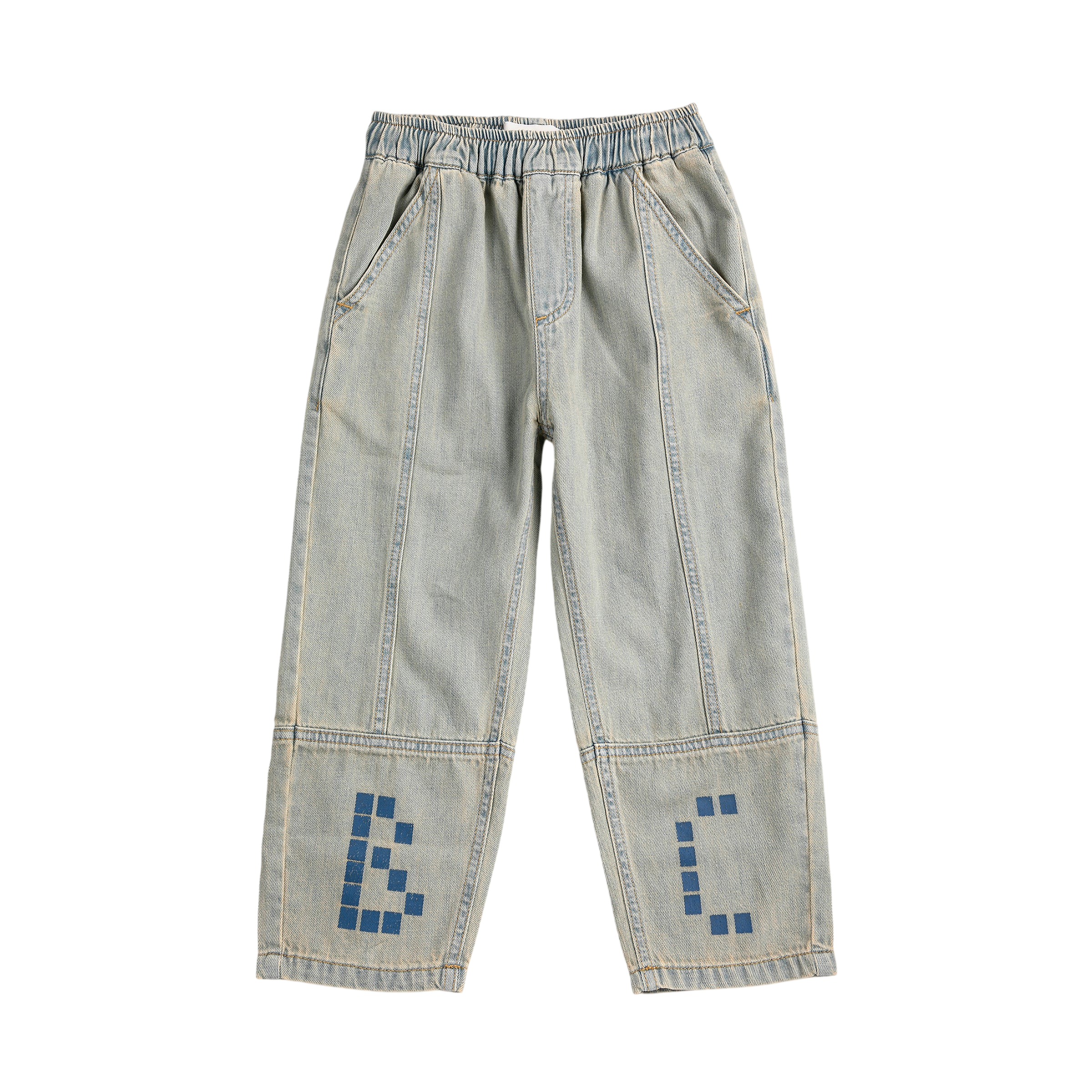 Jeans Square Bobo Choses Bleu de Prusse