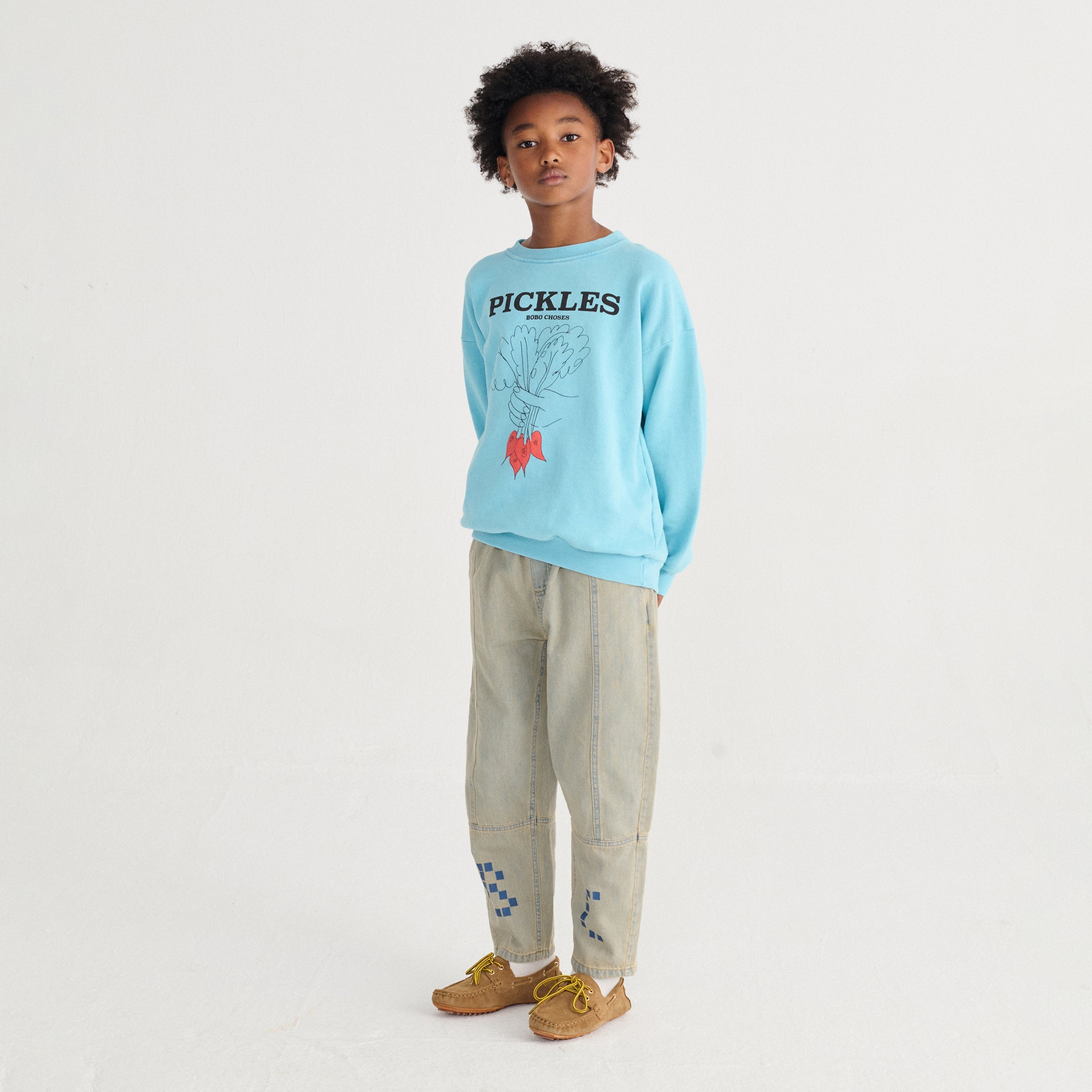 Jeans Square Bobo Choses Bleu de Prusse