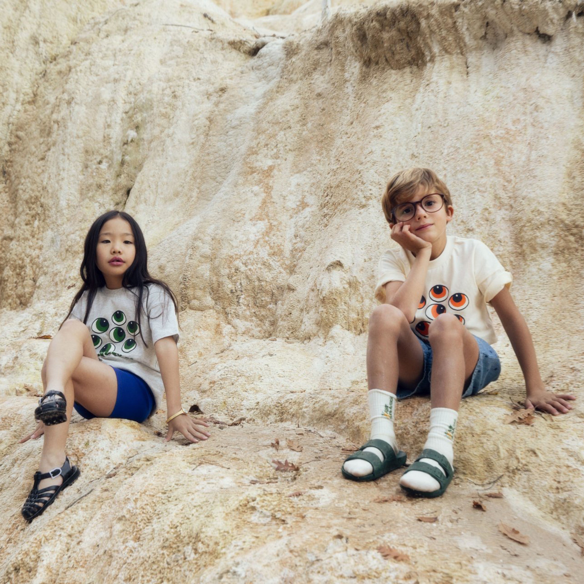 Shorts Denim Dots Blue