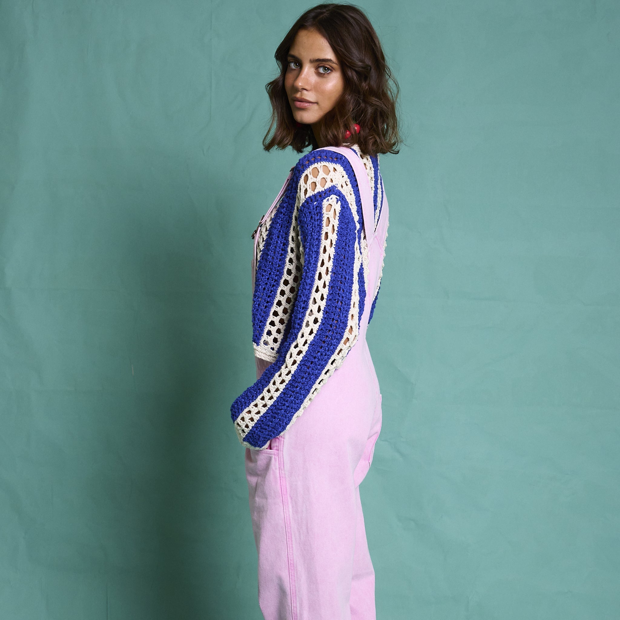 Salopette adulte rose fuchsia