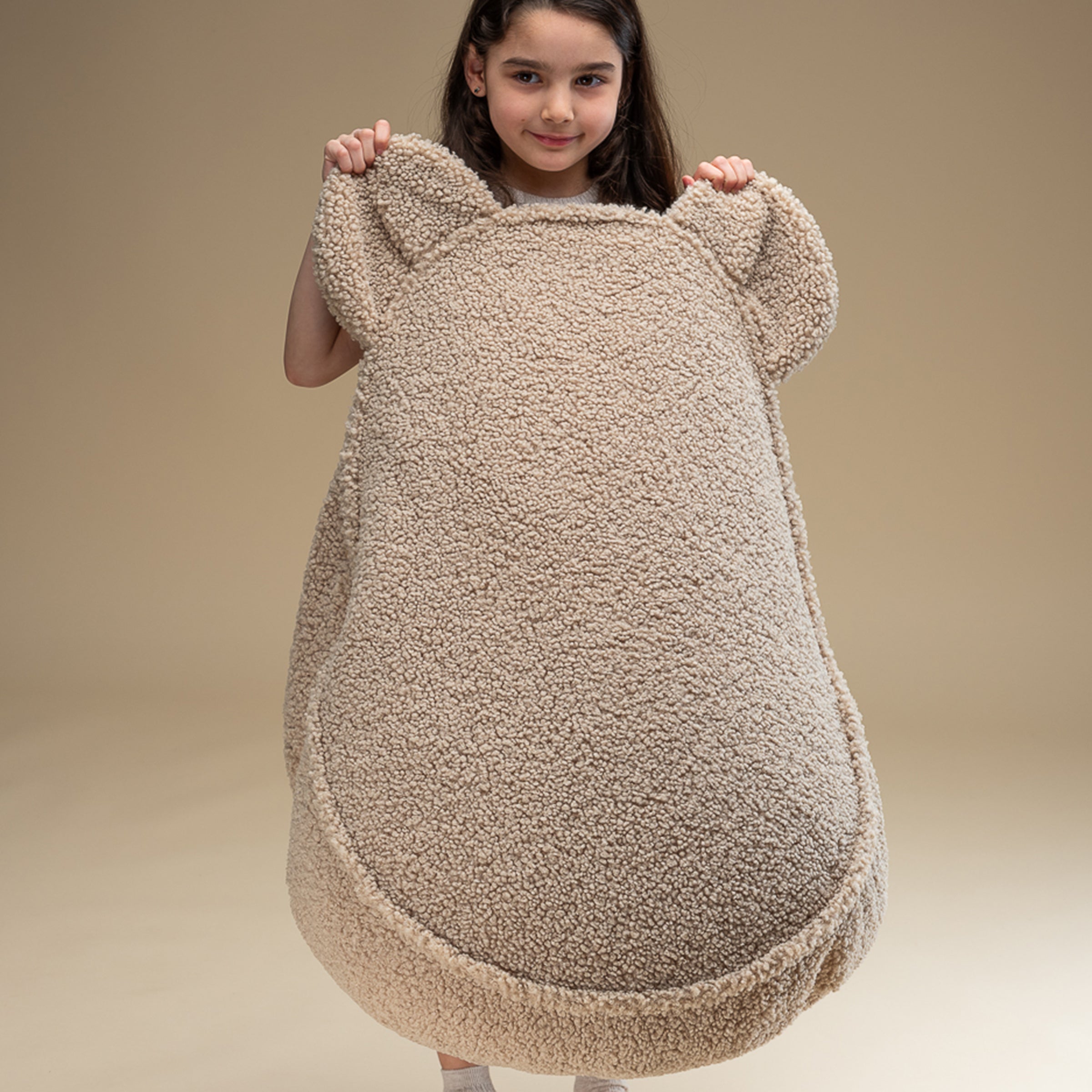 Biscuit Beanbag Beanbag and Ottoman Set